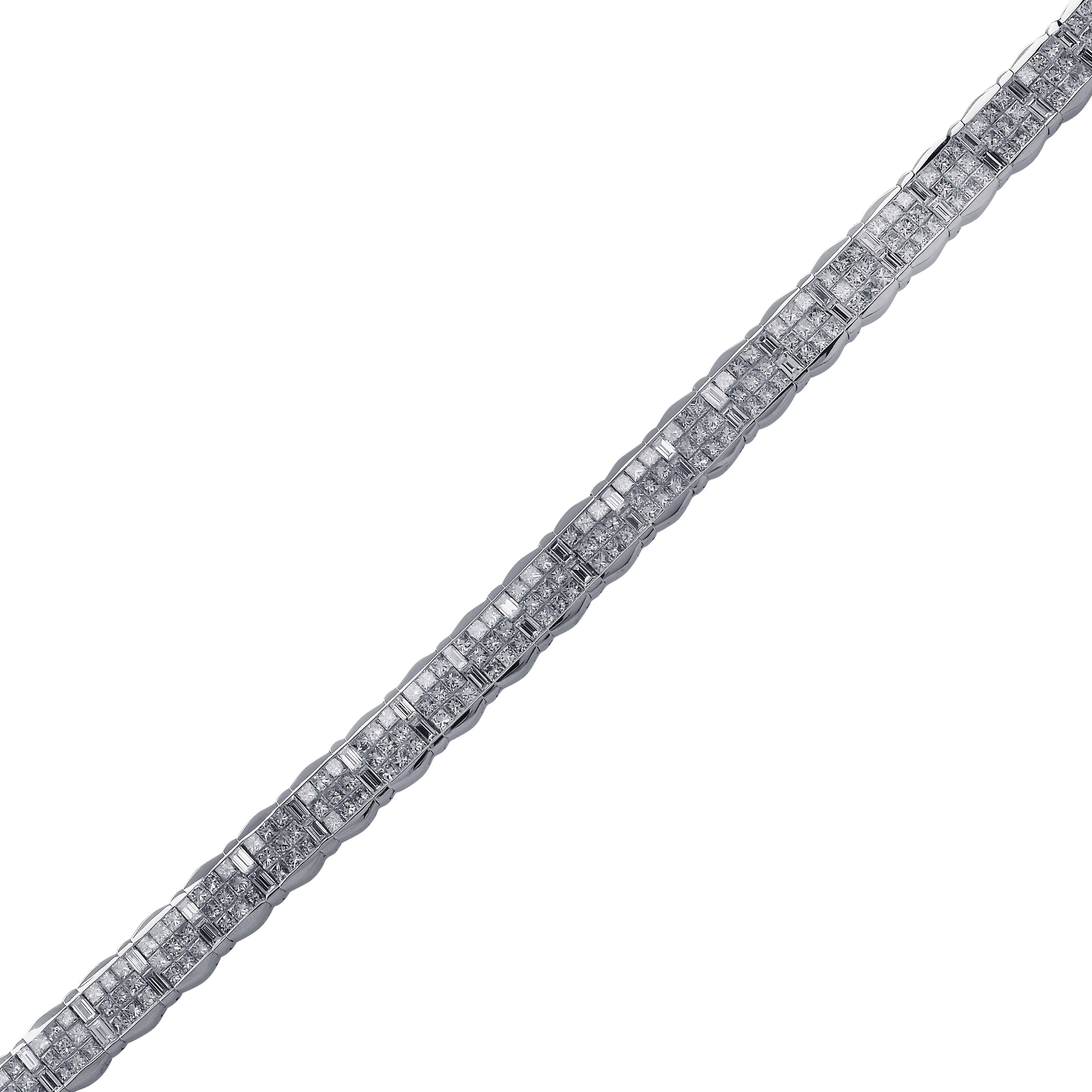 11 Carat Diamond Bracelet (Carréschliff)