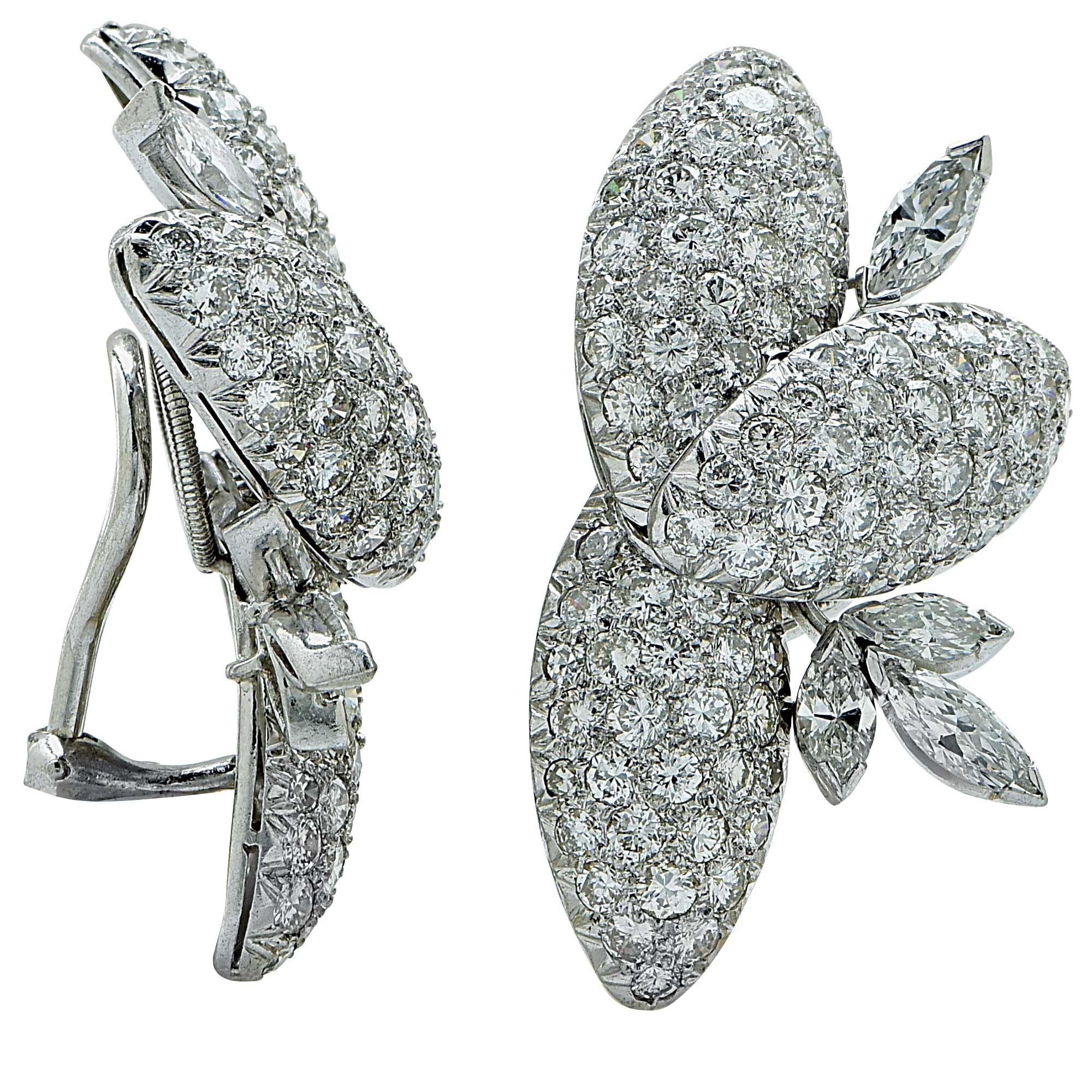 8 carat diamond earrings