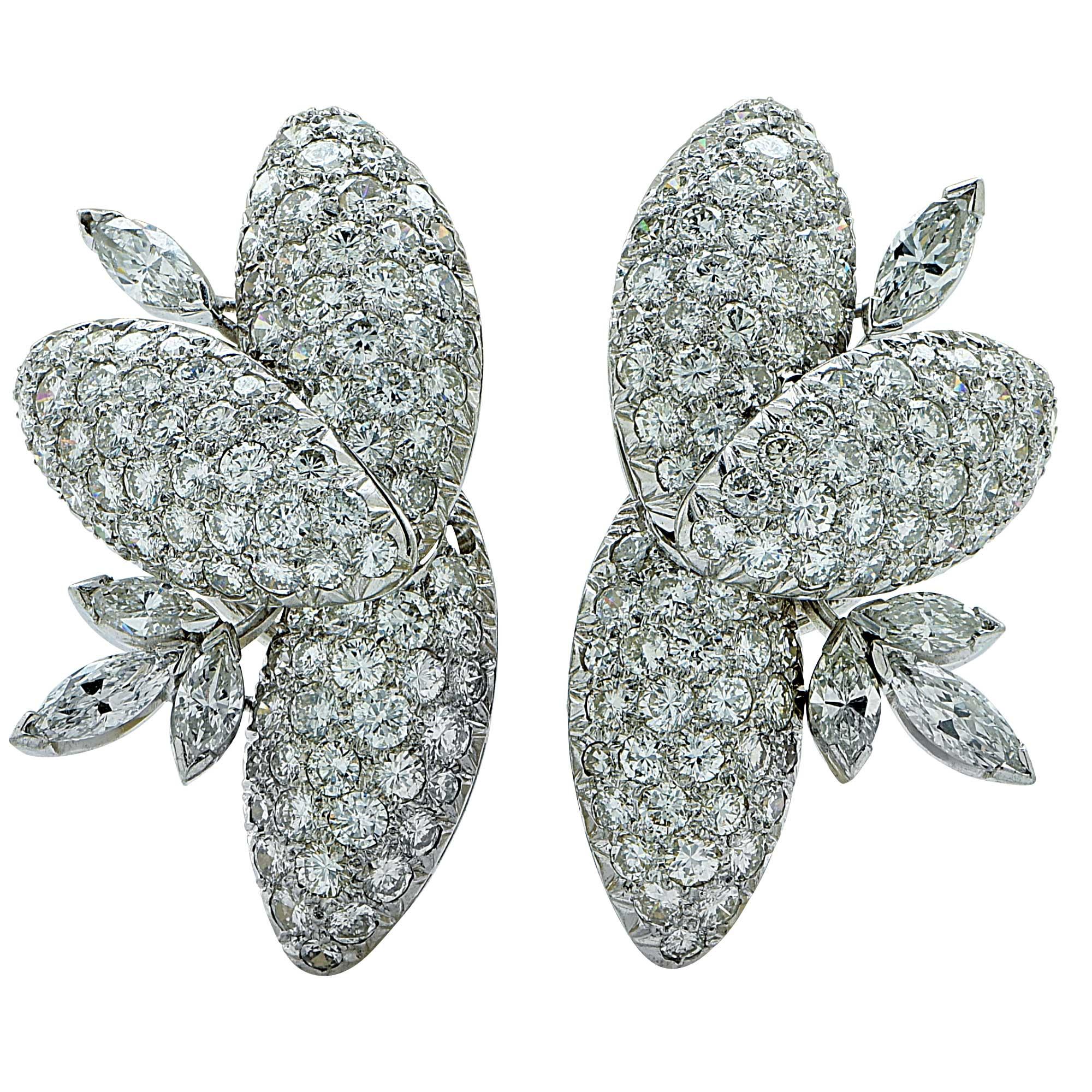 .11 carat diamond earrings