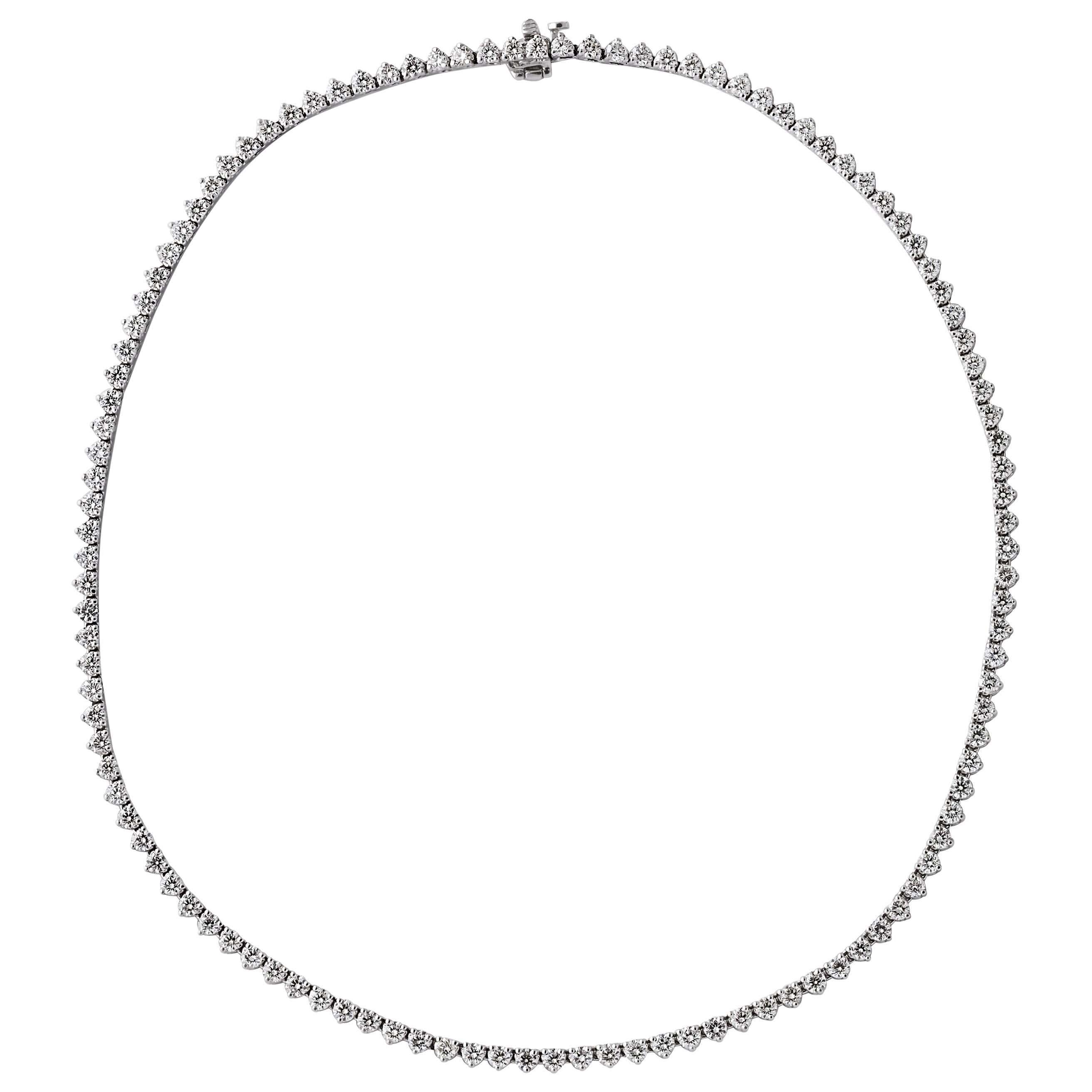 11 Carat Diamond Tennis Necklace