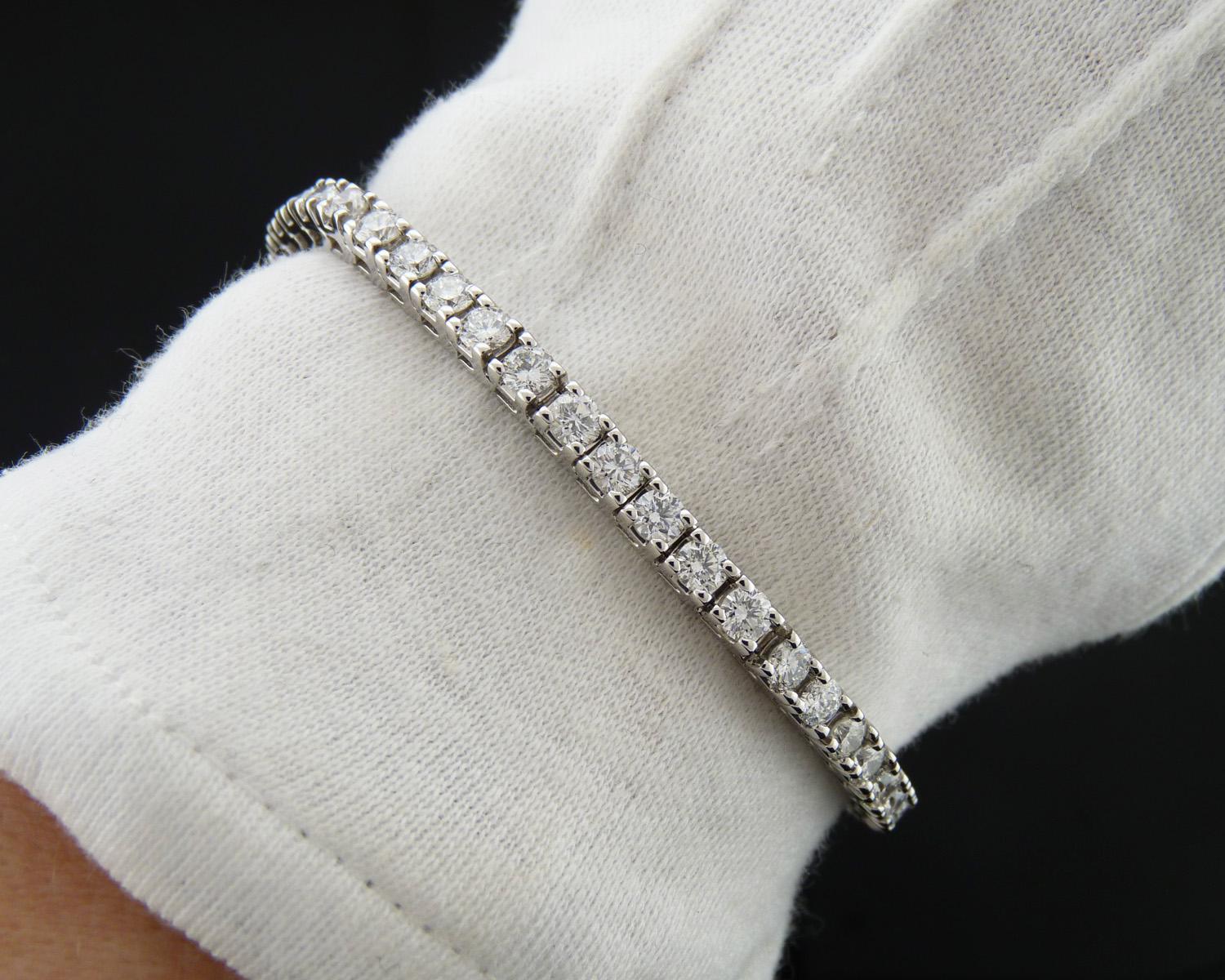 11 ct diamond tennis bracelet