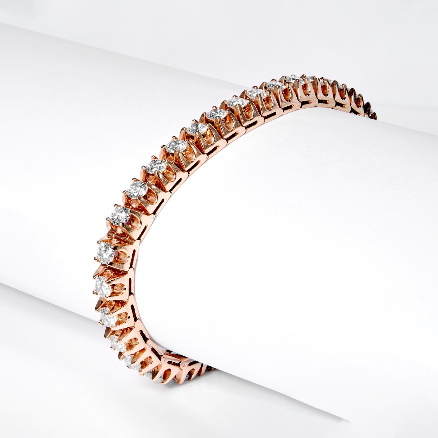 11 carat diamond tennis bracelet