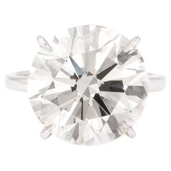 11 Carat Round Diamond Engagement Ring