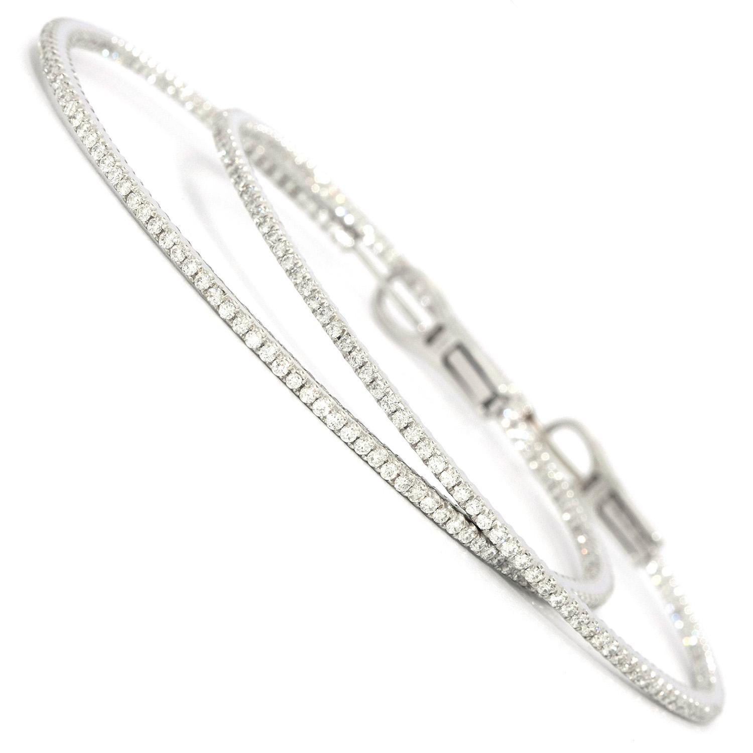white gold hoops