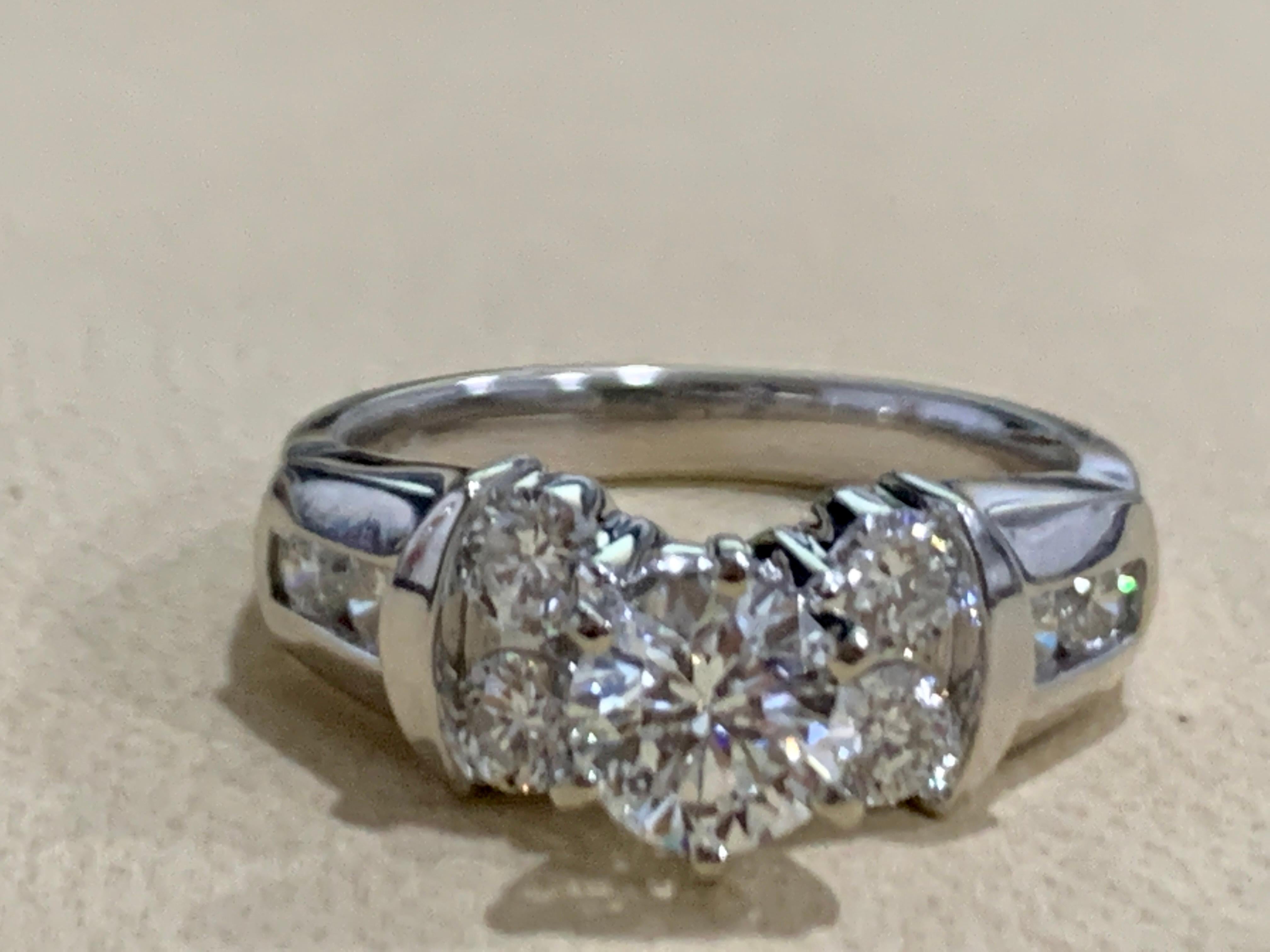 1.1 carat diamond ring