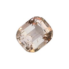 11 Carats Imperial Champagne Color Cushion Cut Topaz Gemstone for Jewellery 13mm
