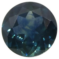 1.1 Ct Round Teal Blue GIA Certified Montana Sapphire 'American Blue'