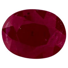1.1 Ct Ruby Oval Loose Gemstone