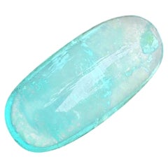11 cts Paraiba Color Long Anhänger Größe Cabochon Edelstein für Schmuck 22 mm