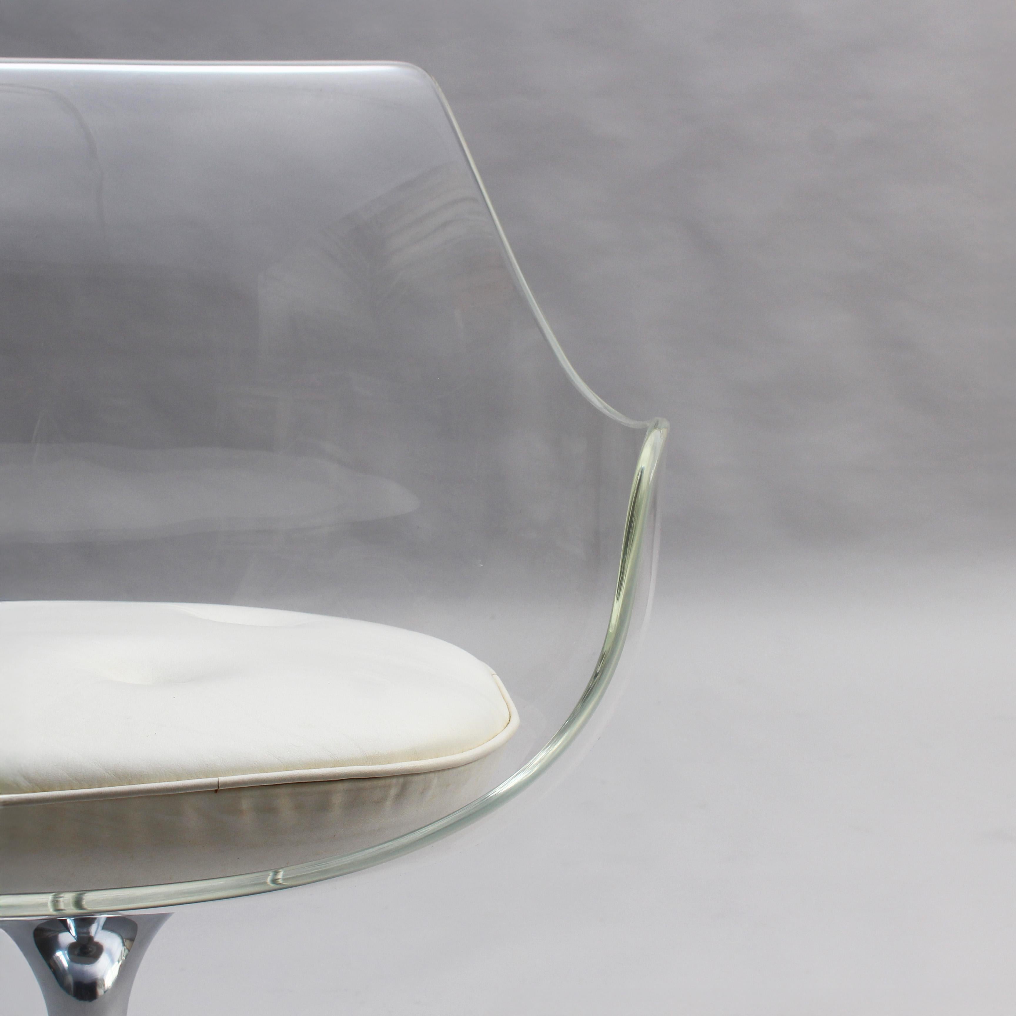 11 Chaises 'Champagne' en Lucite des années 1960 par Estelle & Estelle Laverne en vente 2