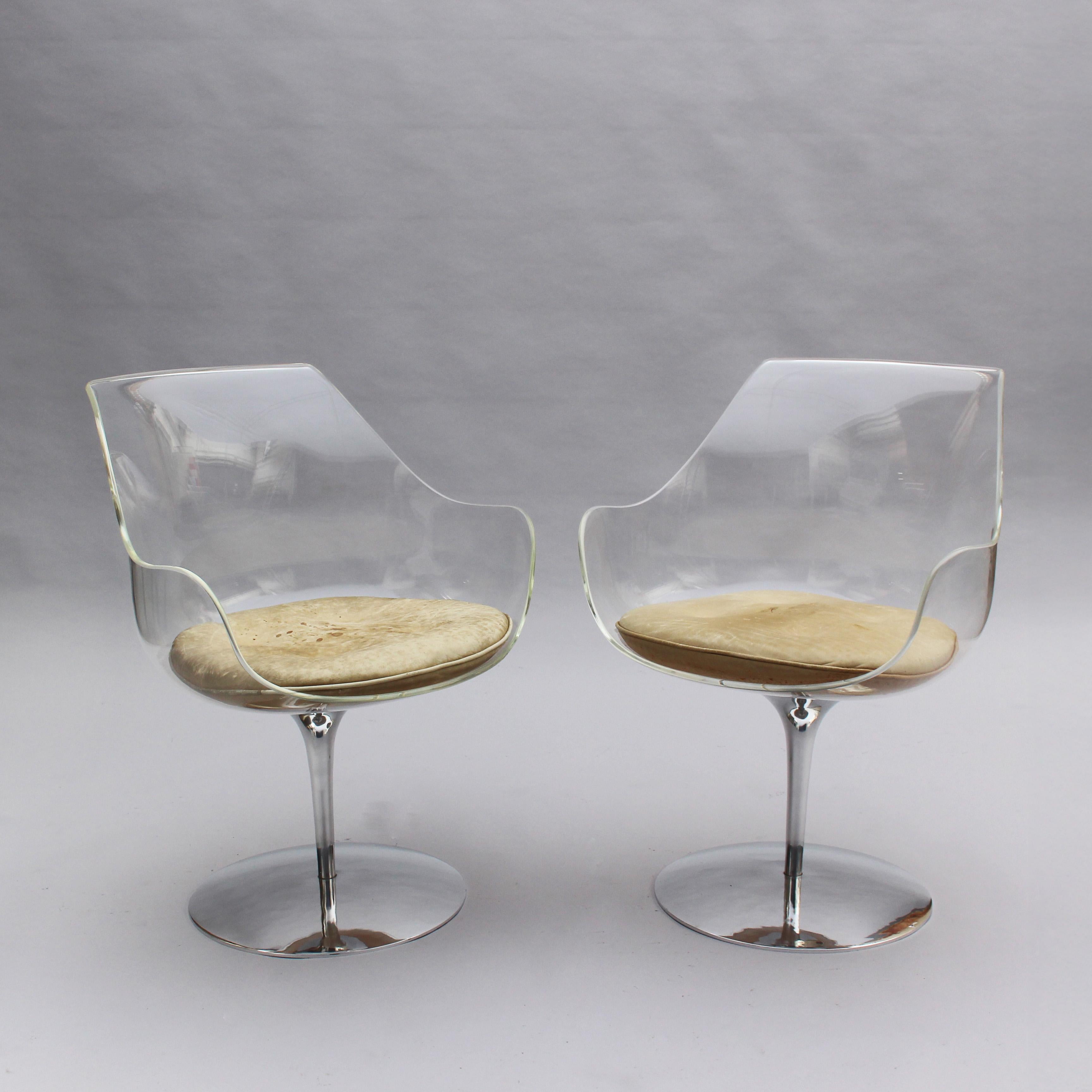 11 Chaises 'Champagne' en Lucite des années 1960 par Estelle & Estelle Laverne en vente 7