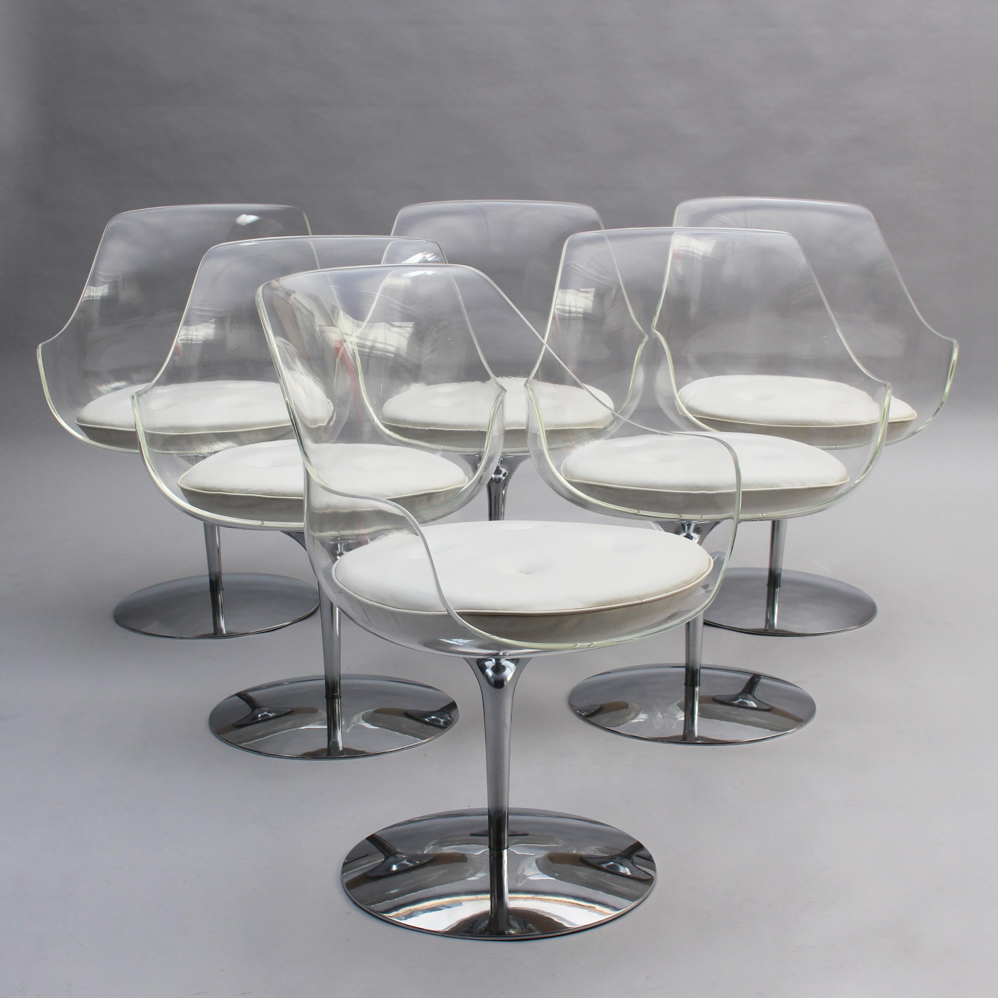 Mid-Century Modern 11 Chaises 'Champagne' en Lucite des années 1960 par Estelle & Estelle Laverne en vente