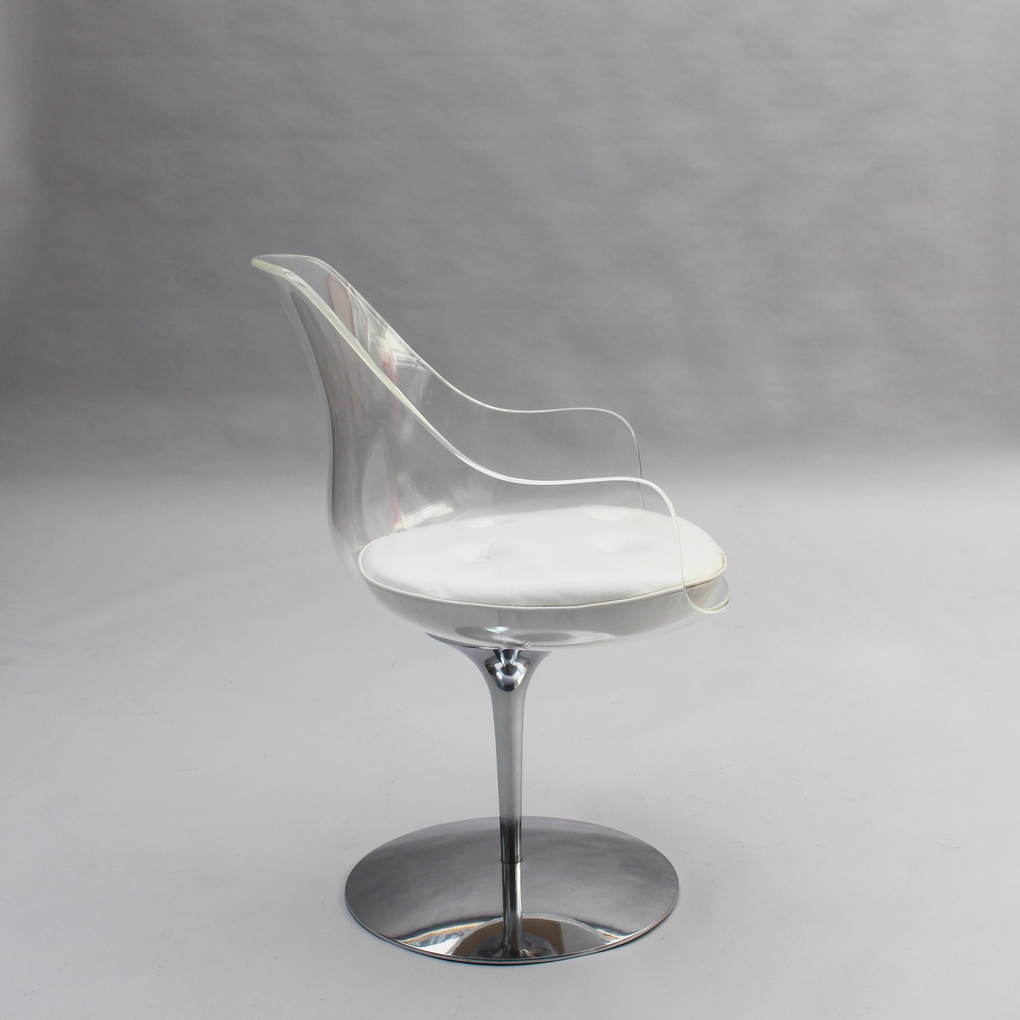 Milieu du XXe siècle 11 Chaises 'Champagne' en Lucite des années 1960 par Estelle & Estelle Laverne en vente