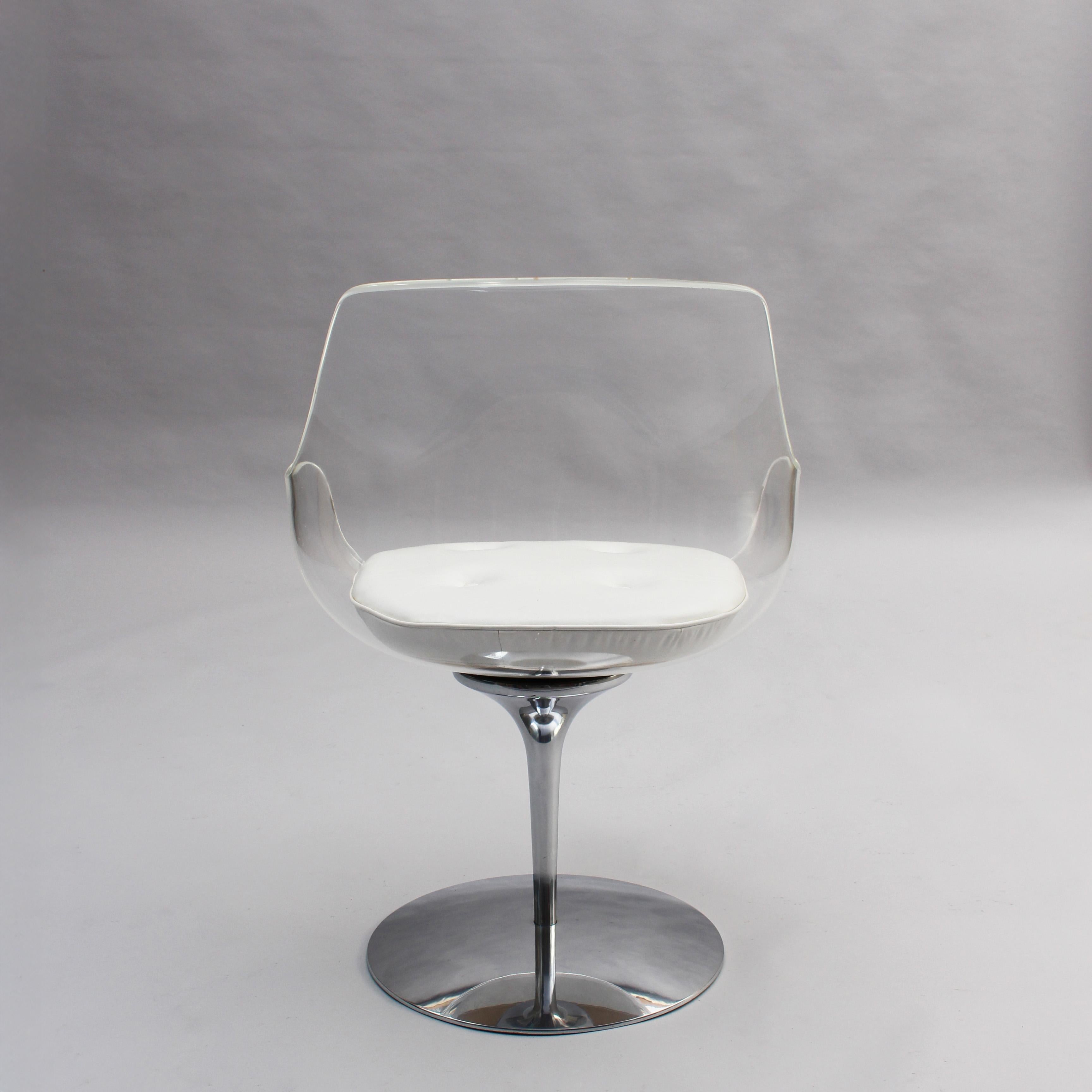 11 Chaises 'Champagne' en Lucite des années 1960 par Estelle & Estelle Laverne en vente 1