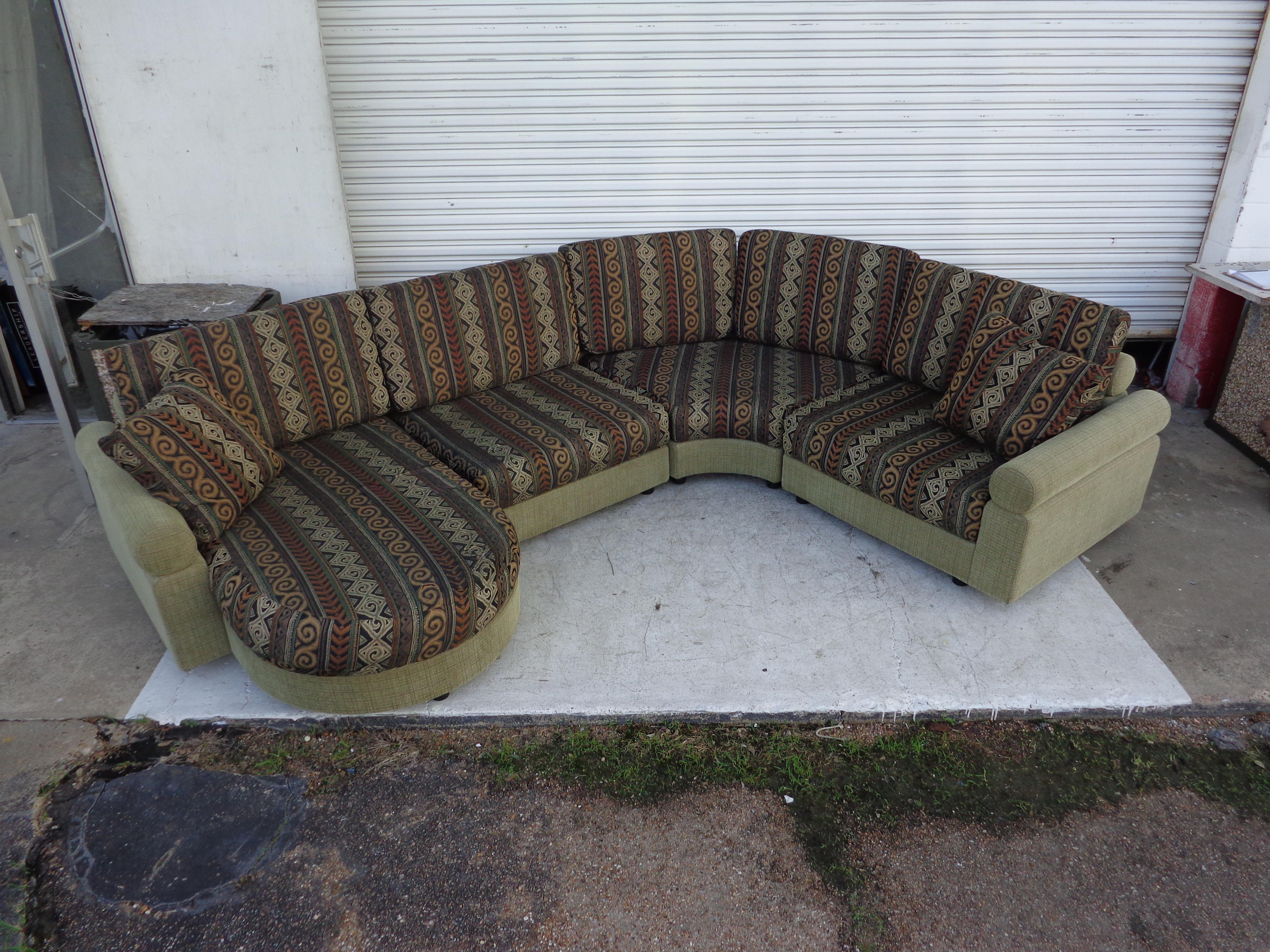 Nagono by Studio Dellarobbia Sectional Sofa In Good Condition For Sale In Pasadena, TX
