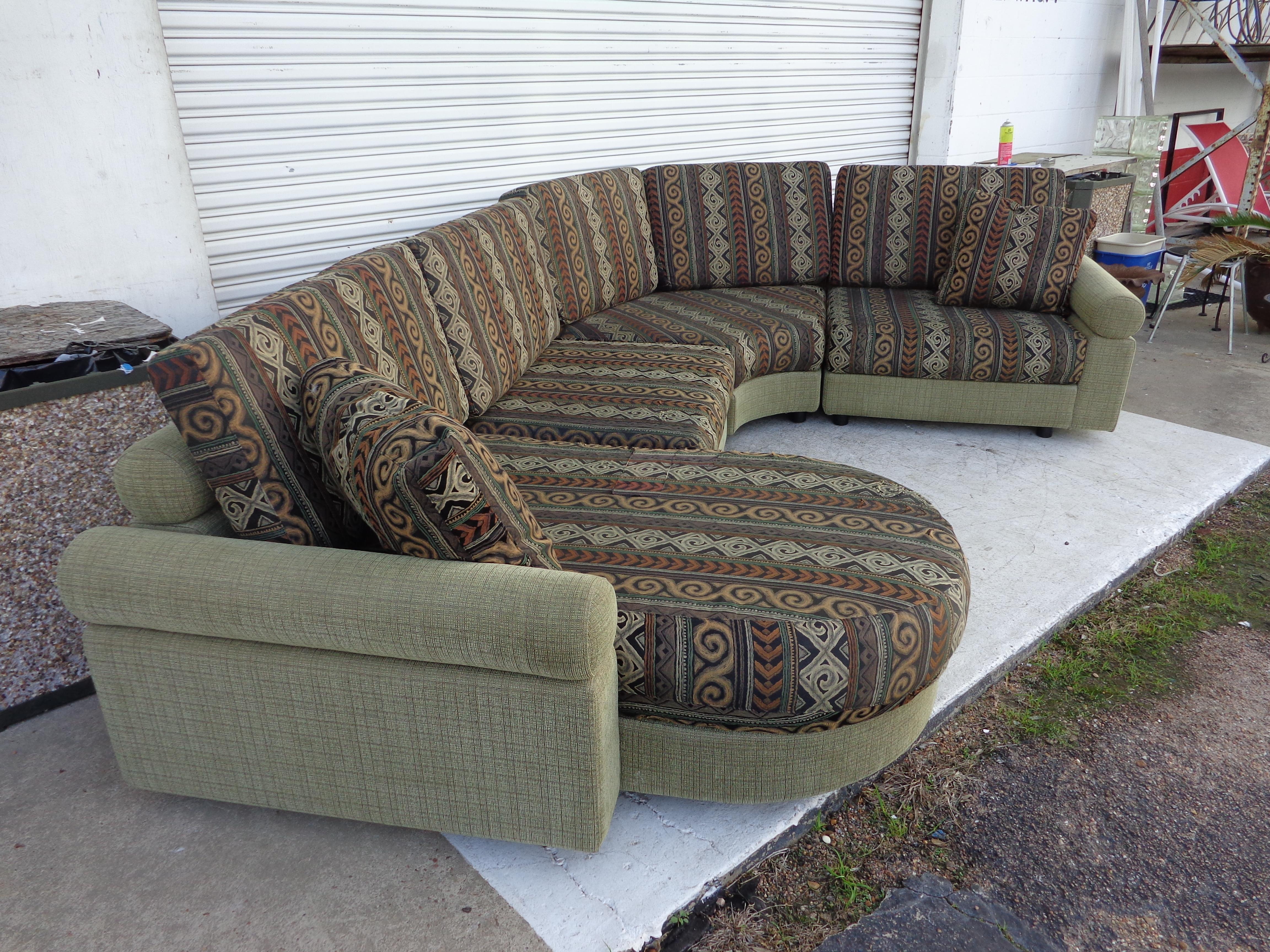 Fabric Nagono by Studio Dellarobbia Sectional Sofa