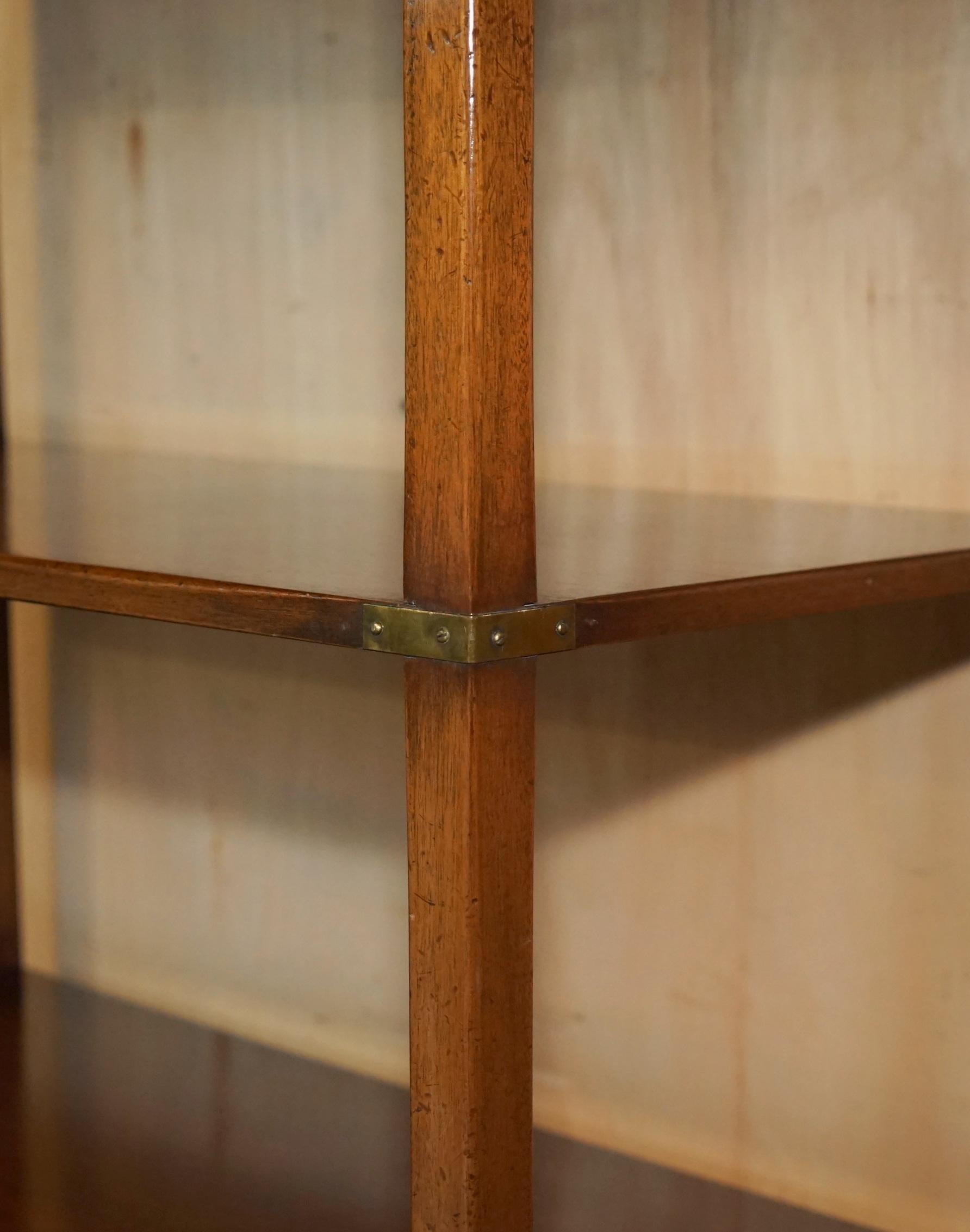 11 HARRODS KENNEDY (10 METERS) MILITARY OPEN LIBRARY HARDWOOD DiSPLAY BOOKCASES im Angebot 2