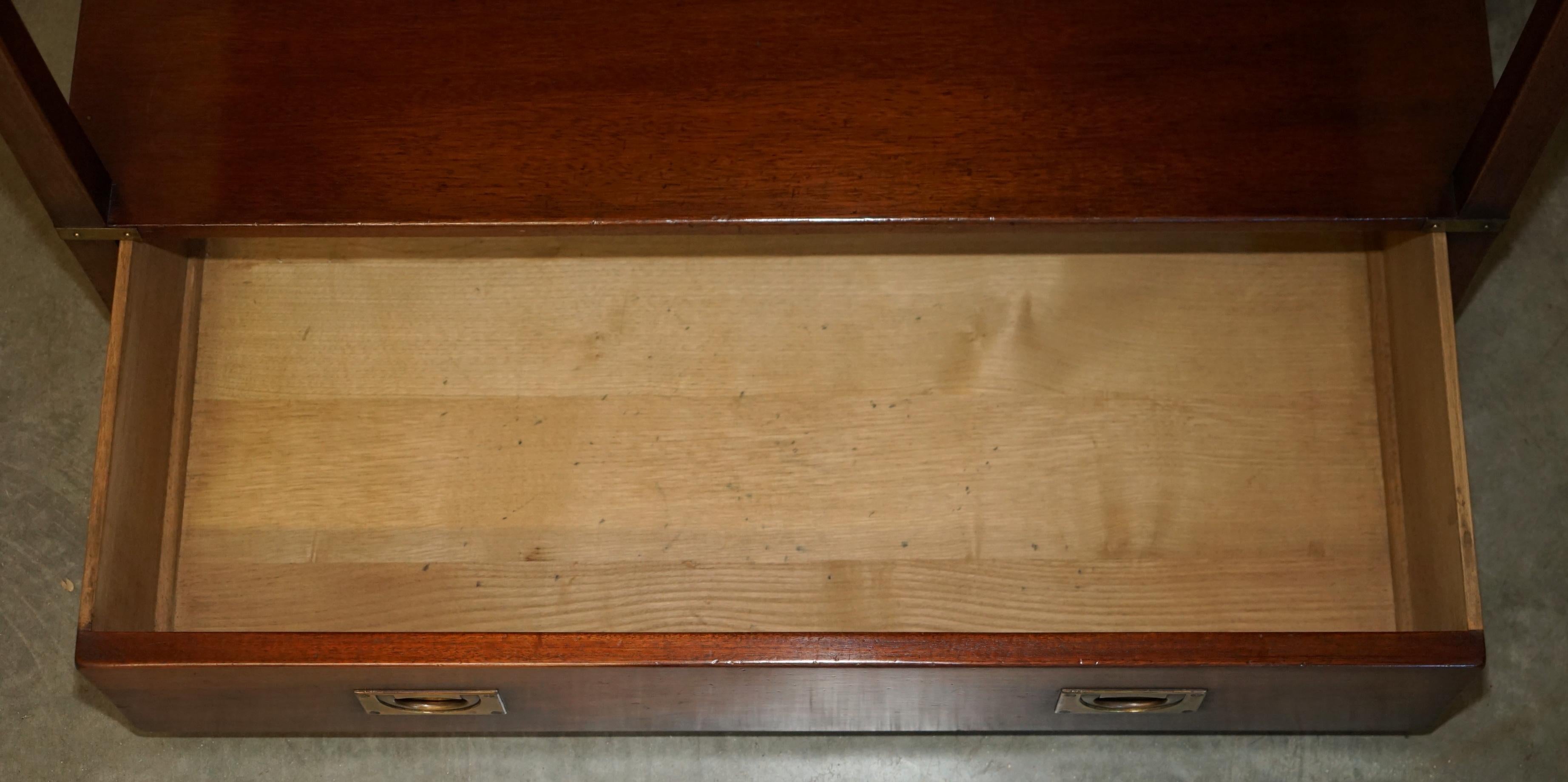 11 HARRODS KENNEDY (10 METERS) MILITARY OPEN LIBRARY HARDWOOD DiSPLAY BOOKCASES im Angebot 4