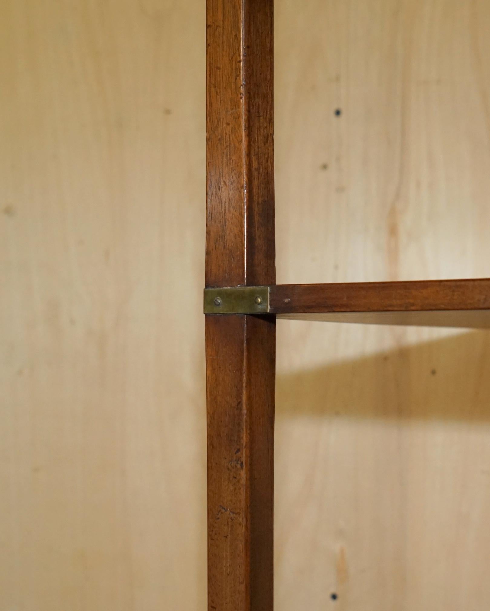 11 HARRODS KENNEDY (10 METERS) MILITARY OPEN LIBRARY HARDWOOD DiSPLAY BOOKCASES im Angebot 1