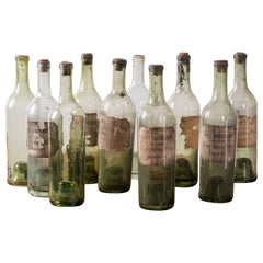 11 bouteilles de Bordeaux Haut Sauternes Brandenburg Freres, années 1880