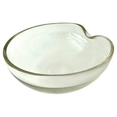 Clear Crystal Tumb Print Bowl Designed by Elsa Peretti for Tiffany
