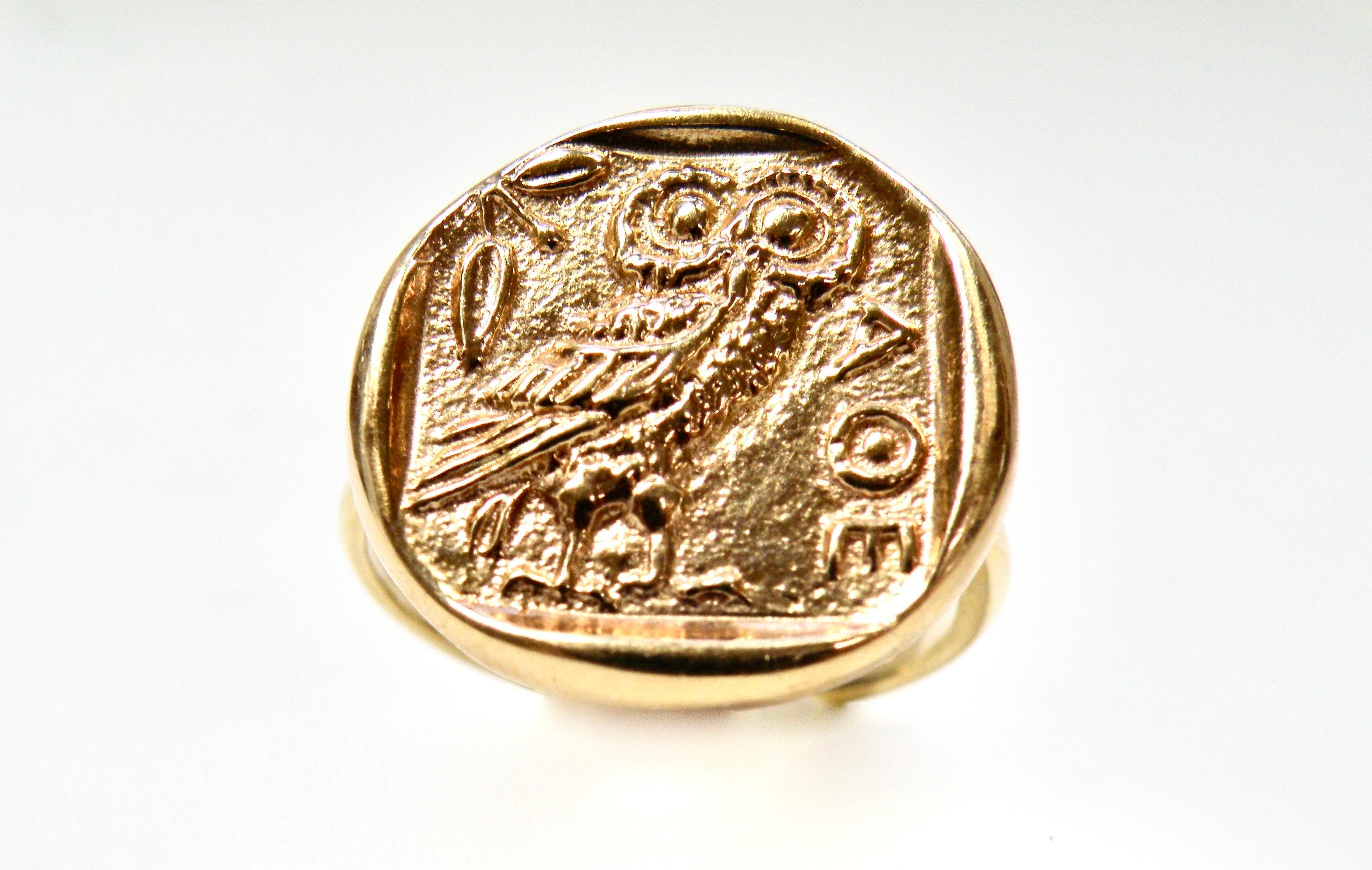 owl of athena ring