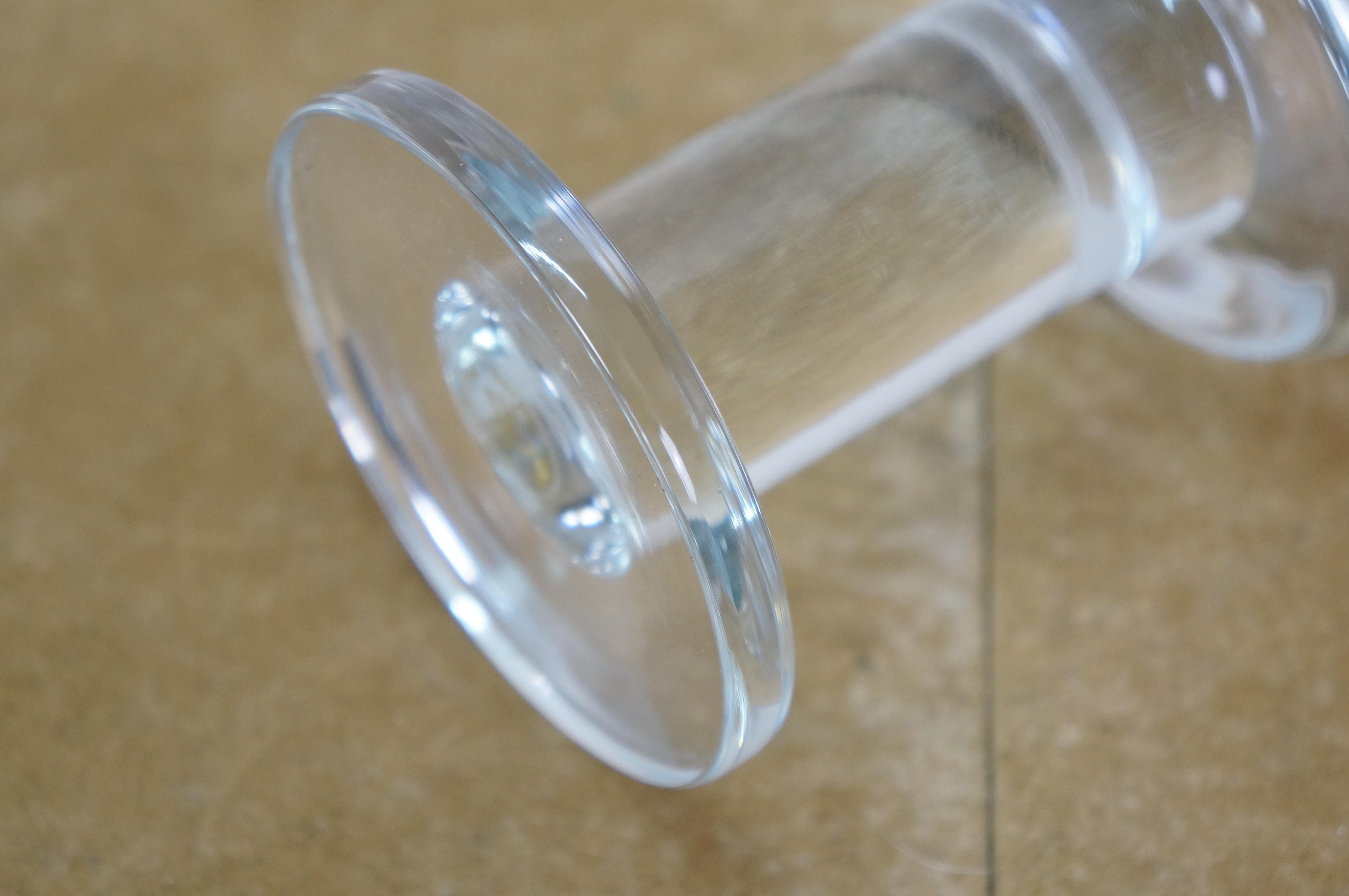 11 Krosno Thor Svend Jensen Crystal Wine Water Goblets Glasses 7