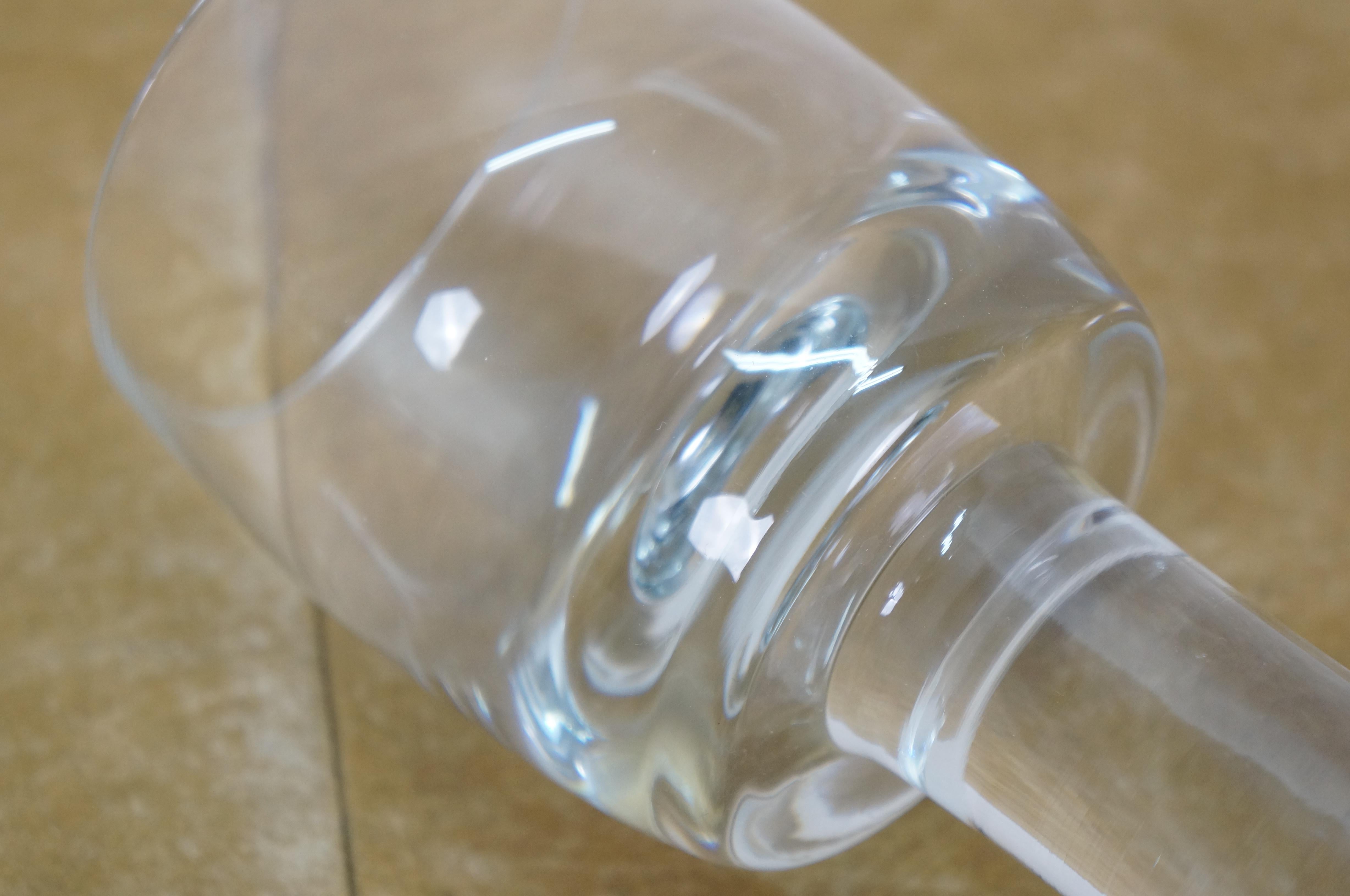 11 Krosno Thor Svend Jensen Crystal Wine Water Goblets Glasses 7