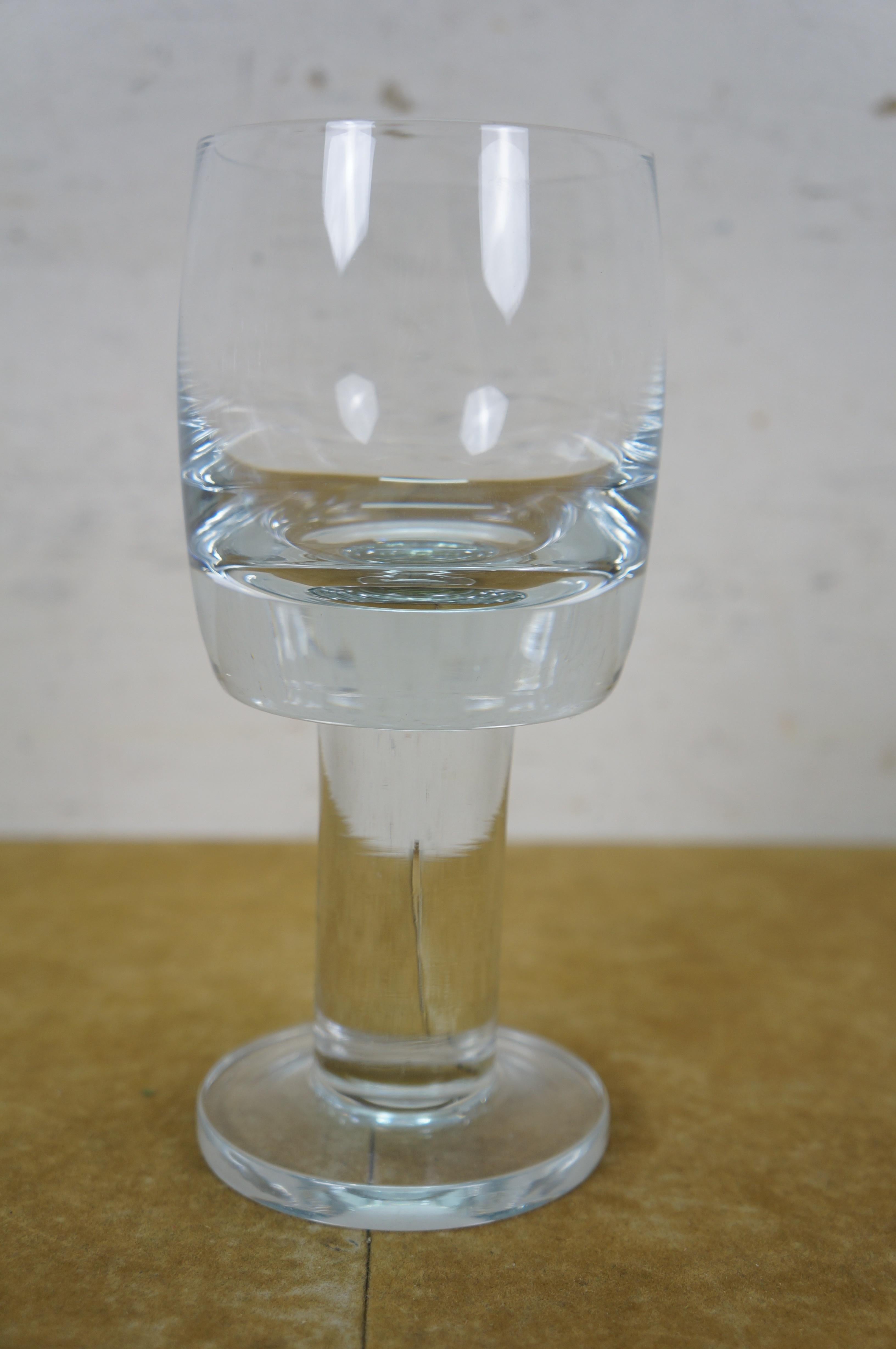 11 Krosno Thor Svend Jensen Crystal Wine Water Goblets Glasses 7