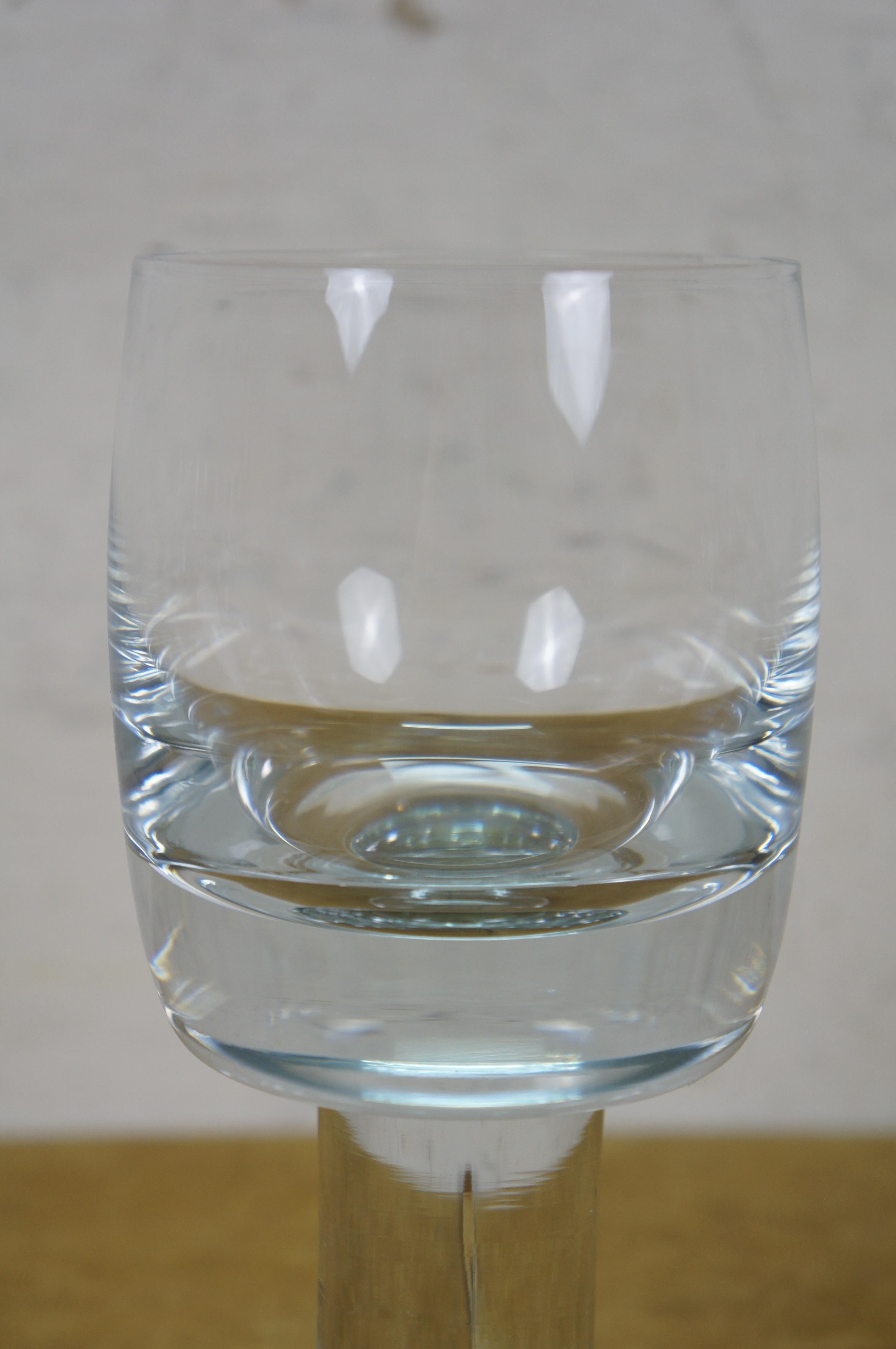 11 Krosno Thor Svend Jensen Crystal Wine Water Goblets Glasses 7