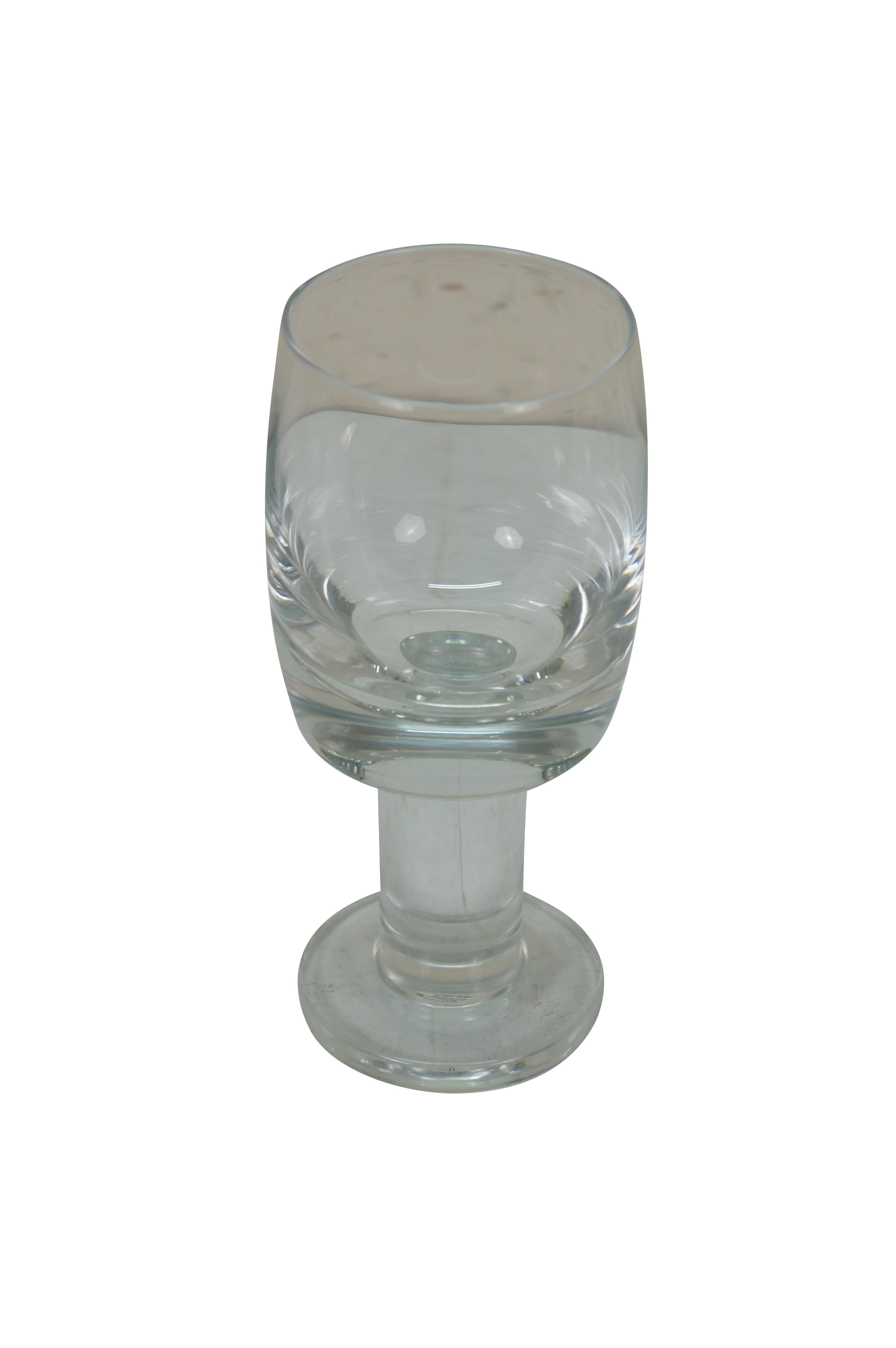 Modern 11 Krosno Thor Svend Jensen Crystal Wine Water Goblets Glasses 7