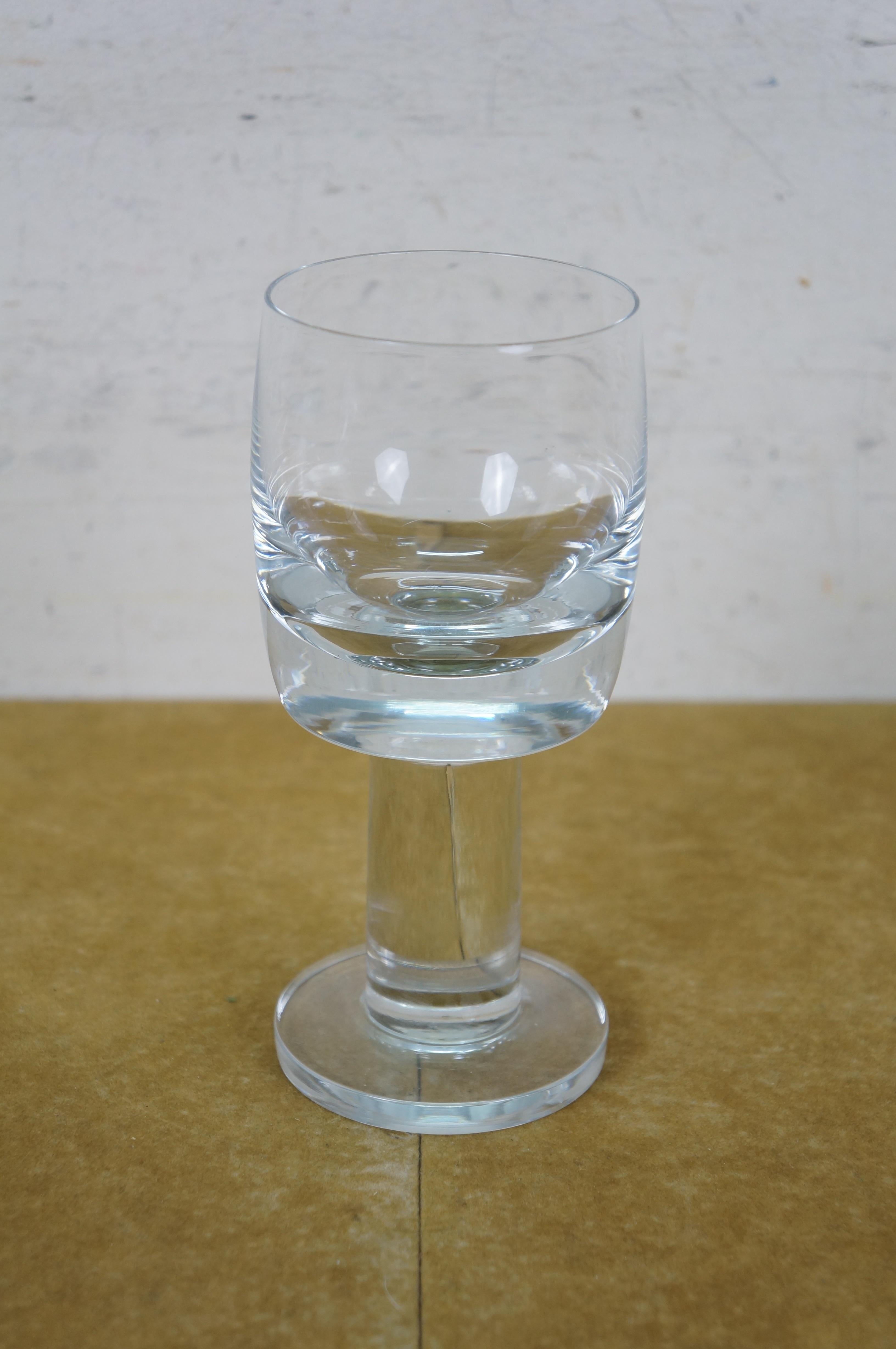 Polish 11 Krosno Thor Svend Jensen Crystal Wine Water Goblets Glasses 7