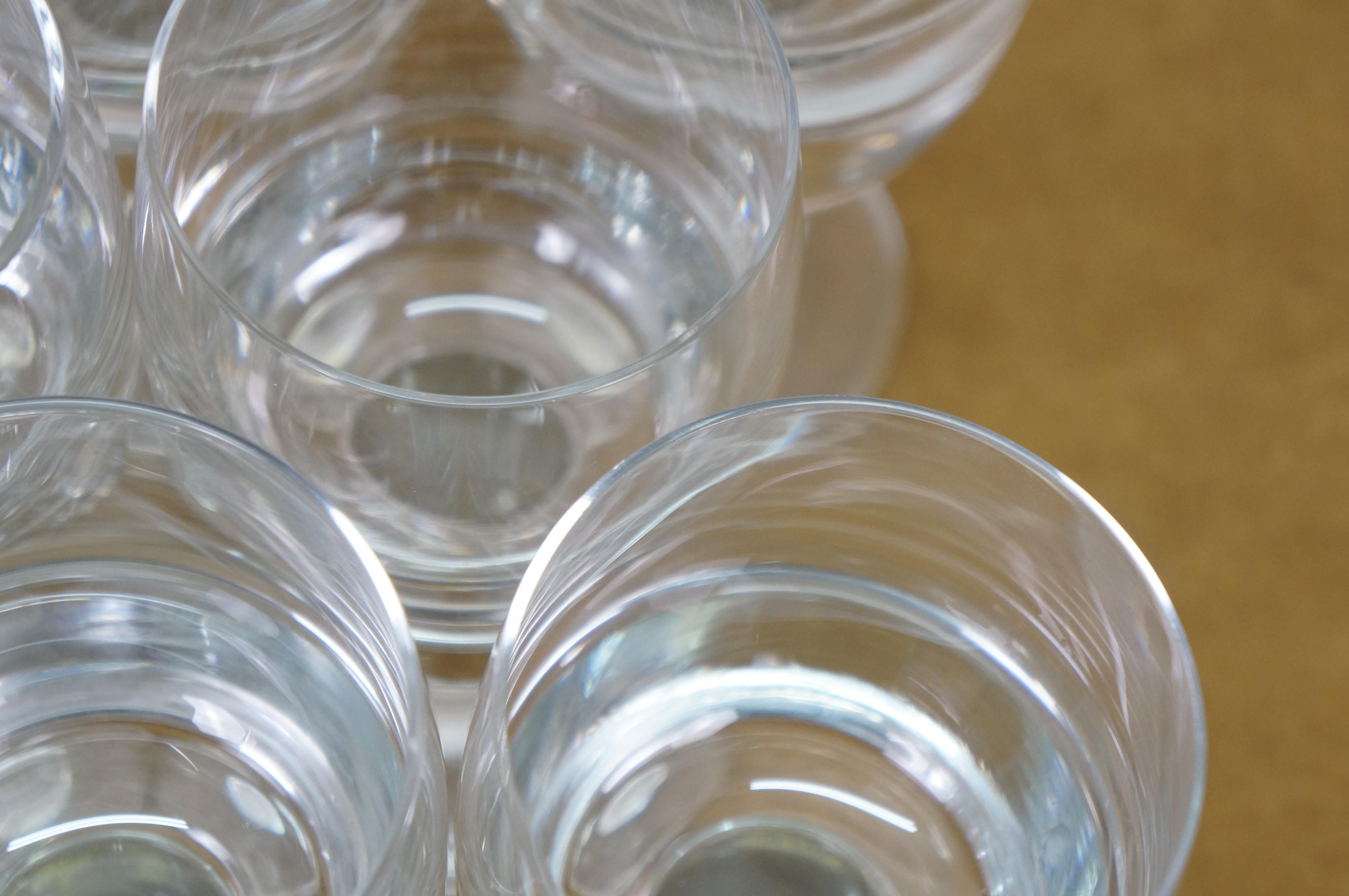 20th Century 11 Krosno Thor Svend Jensen Crystal Wine Water Goblets Glasses 7