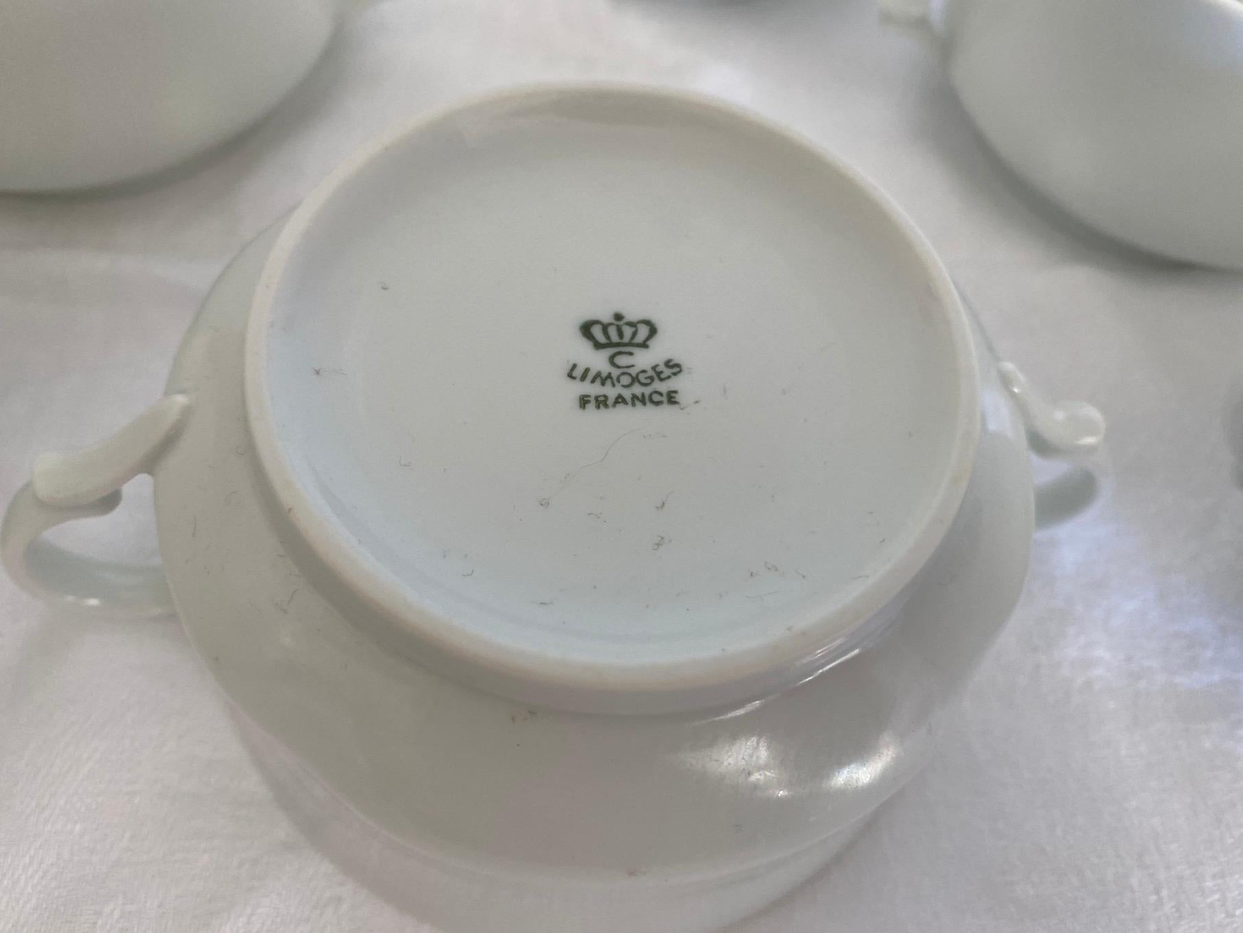 11 Limoges France Consommé or Soup Cup, Sold Singly 2