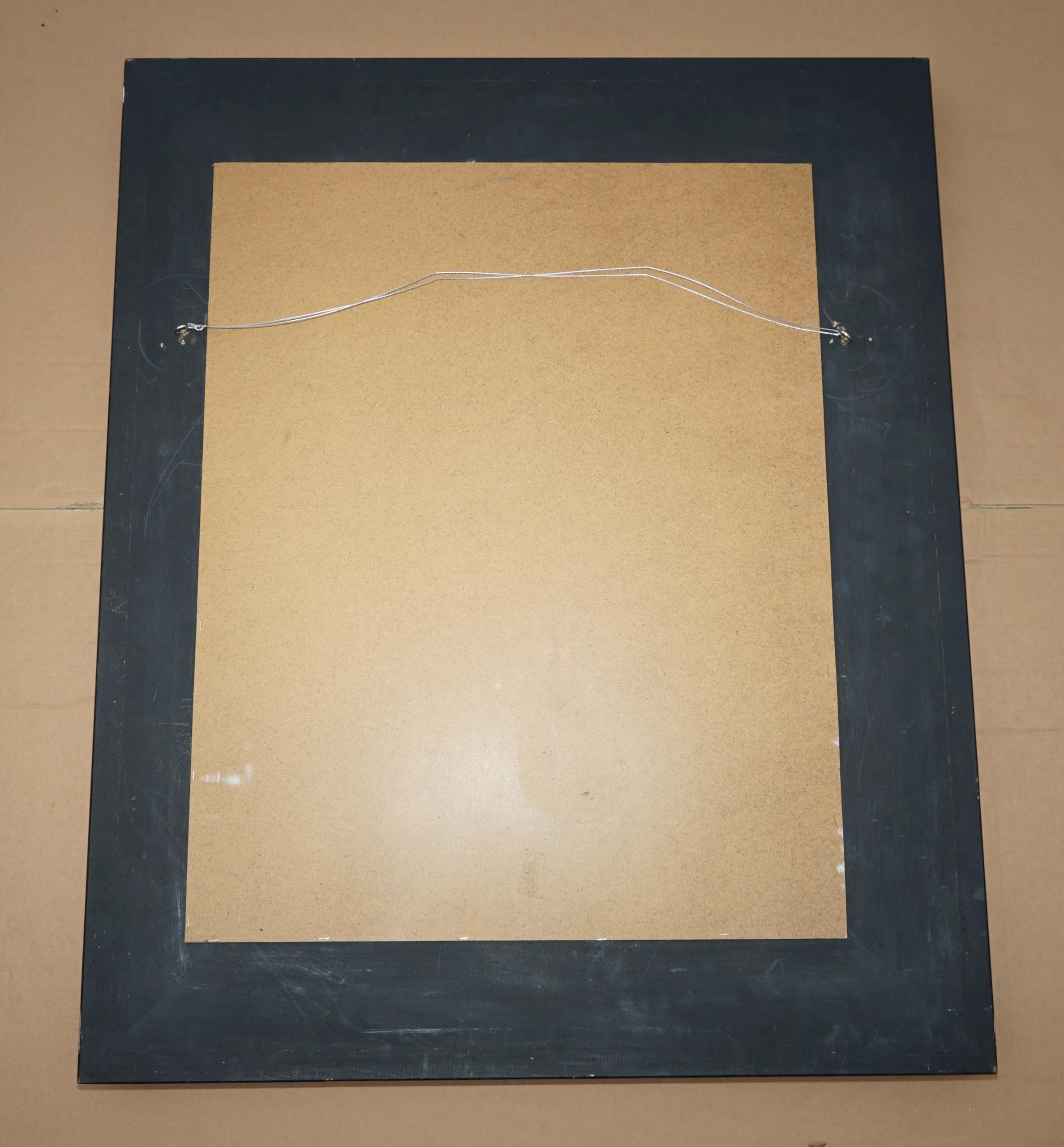 1.1 METRE MIROIR CHINOISERIE EN COUSSIN AVEC PEINTURES ORNALES A LA MAIN en vente 11