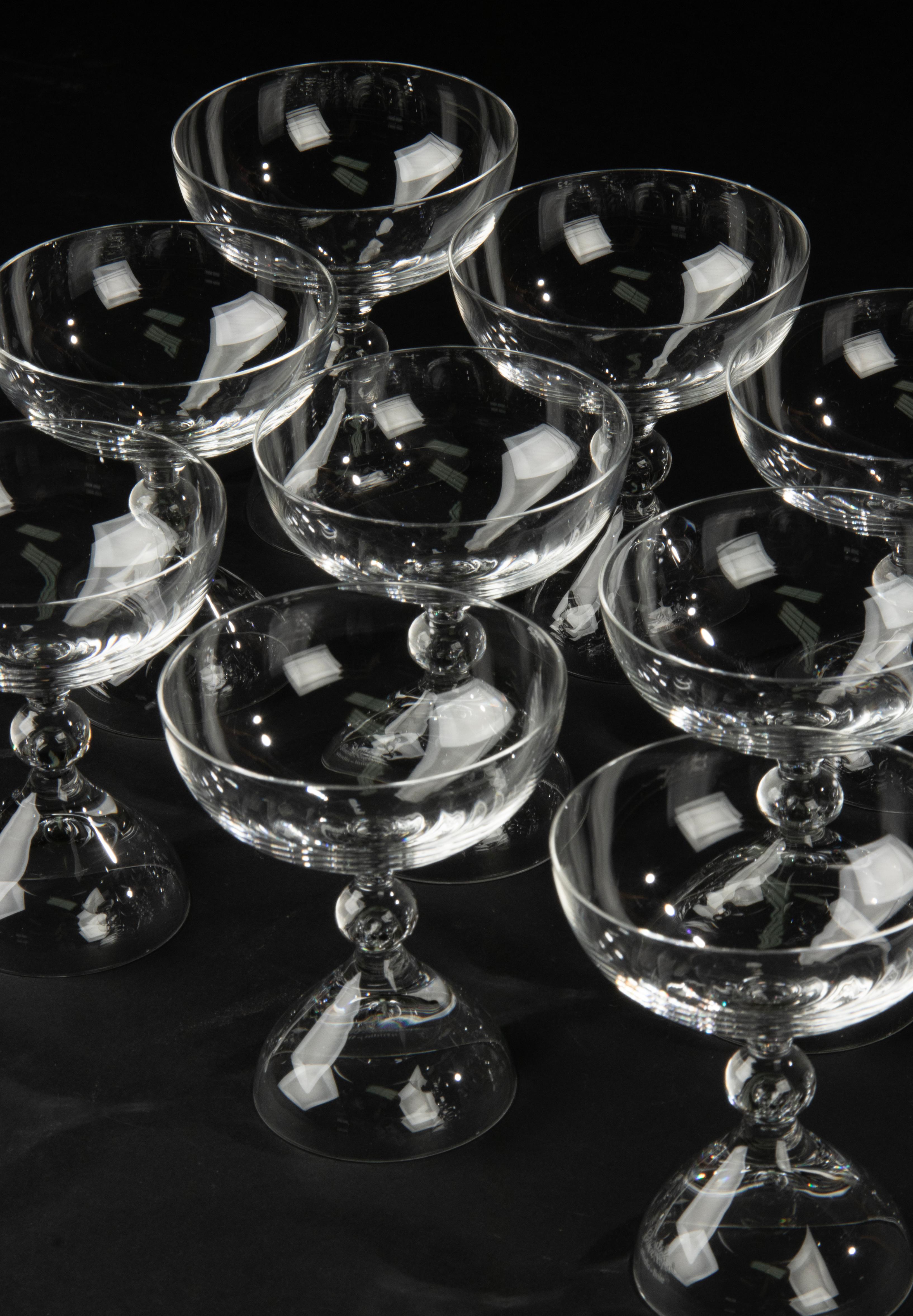 11-teiliges Kristall-Champagnergläser-Set – Rosenthal Magic Flute 1