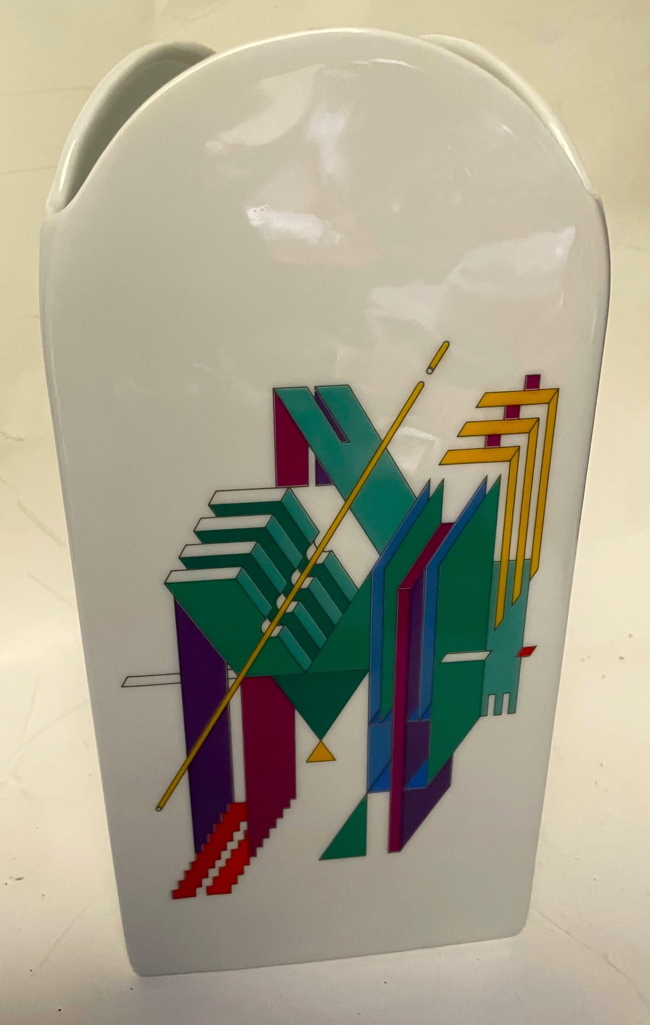 Tedesco Vaso in porcellana bianco Rosenthal Studio Line Happiness 11