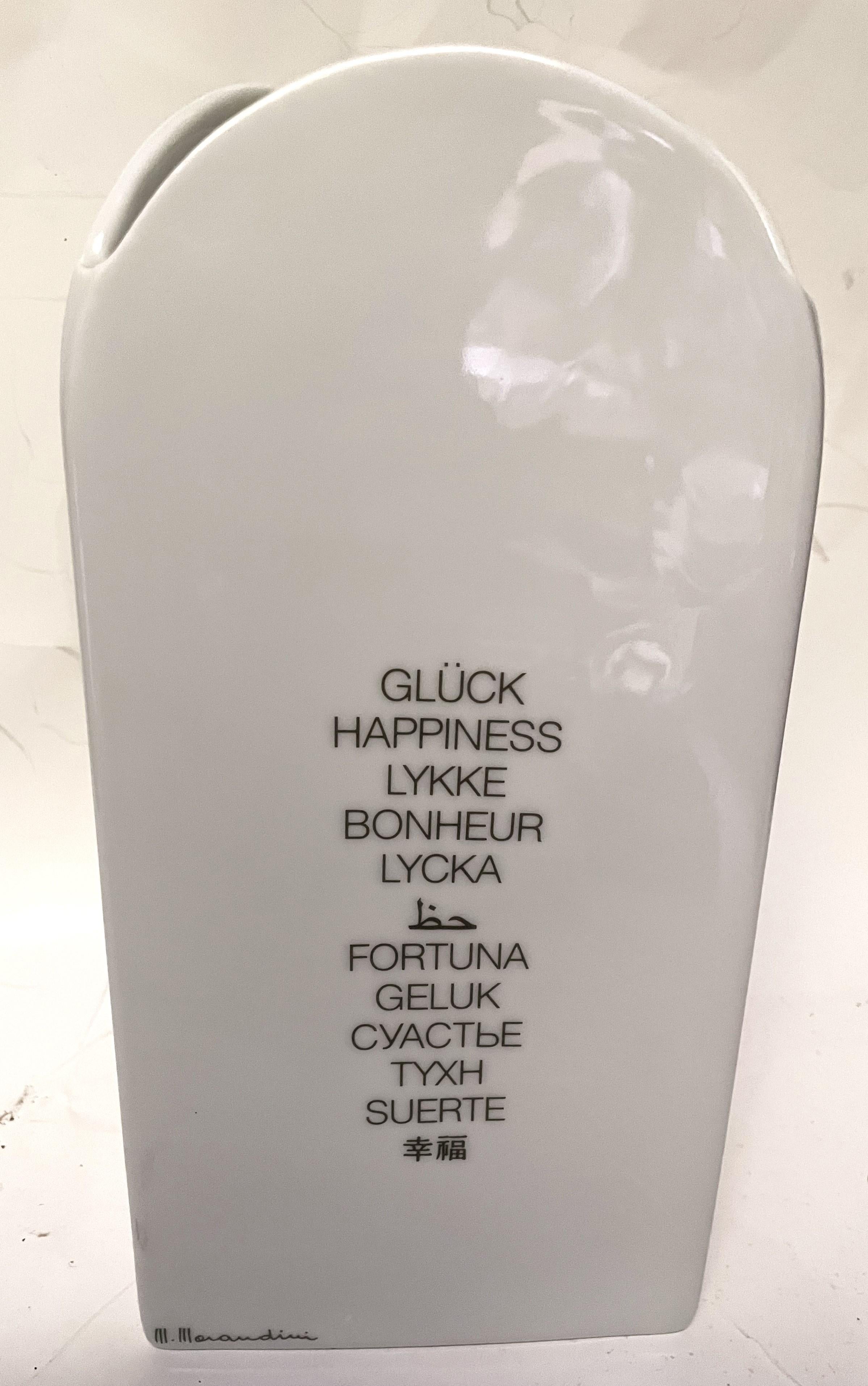 Vaso in porcellana bianco Rosenthal Studio Line Happiness 11