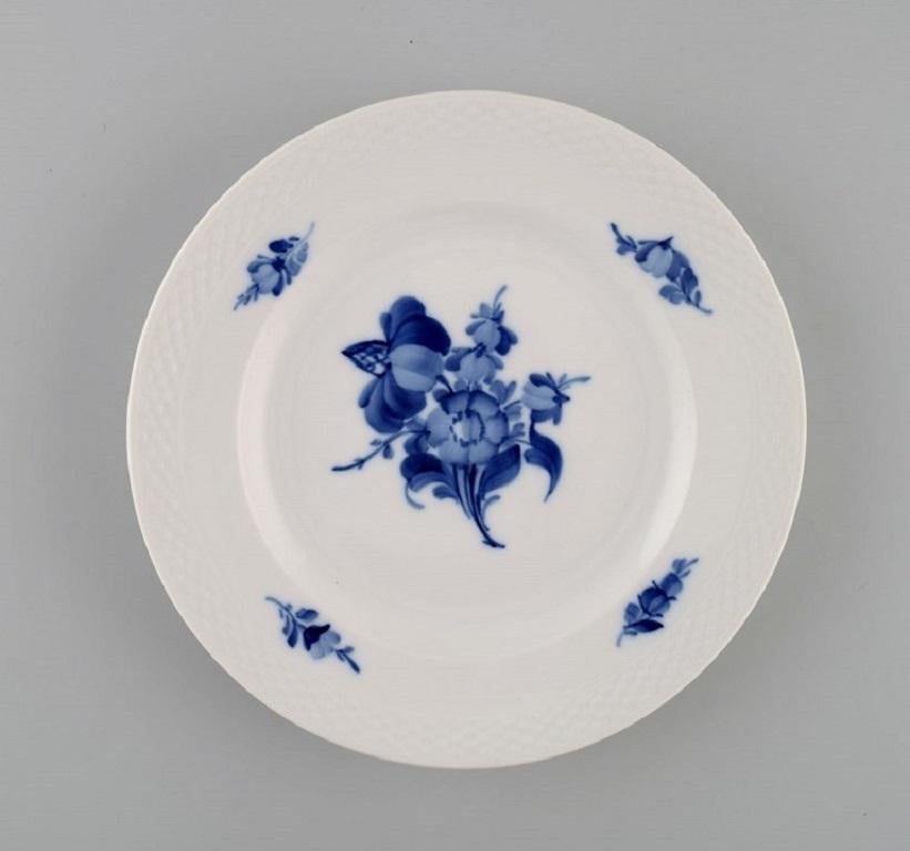 Danish 11 Royal Copenhagen Blue Flower Braided Plates, Mid-20th C