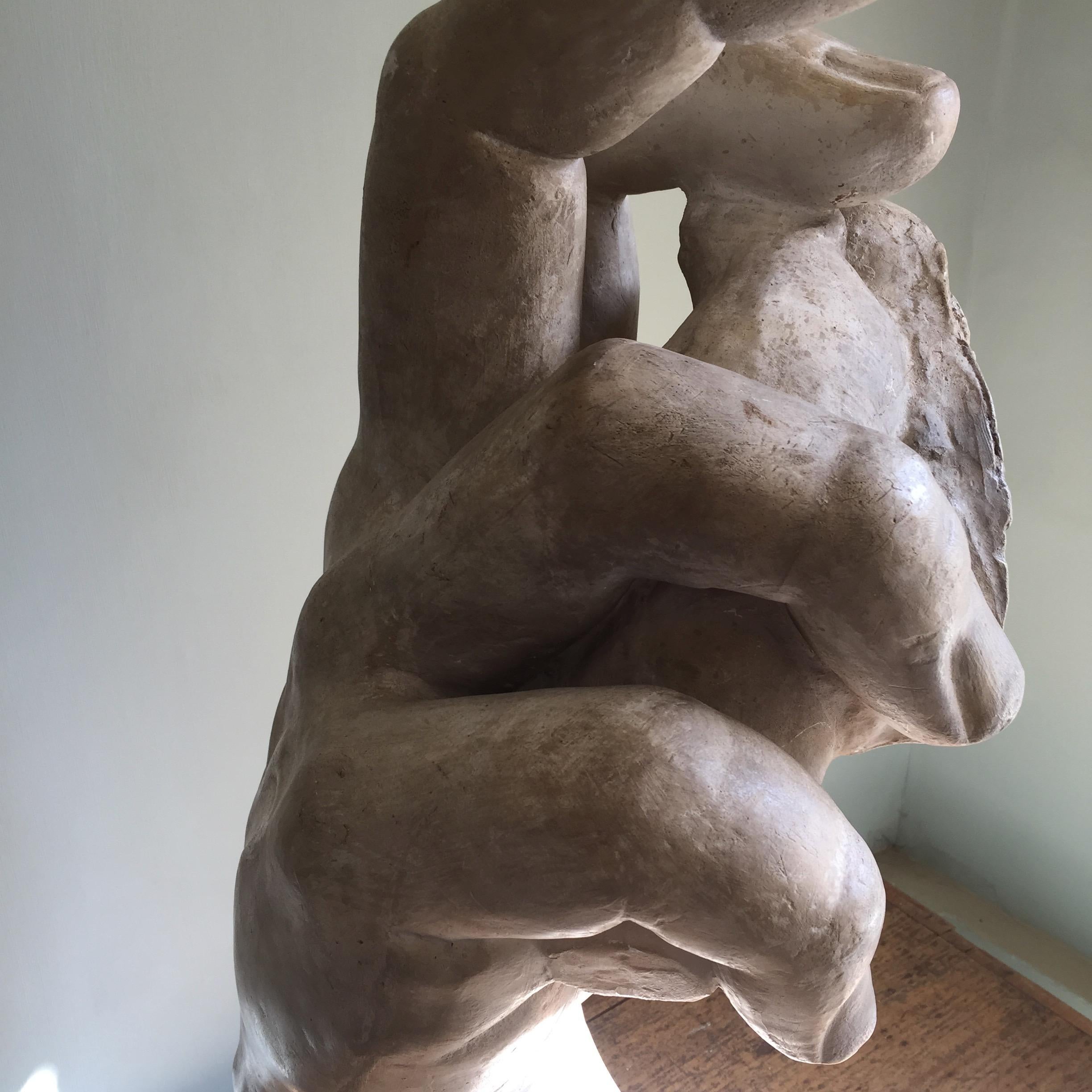 1:1 Scale Plaster Right Hand of Michelangelo's David In Good Condition In Tetbury, GB