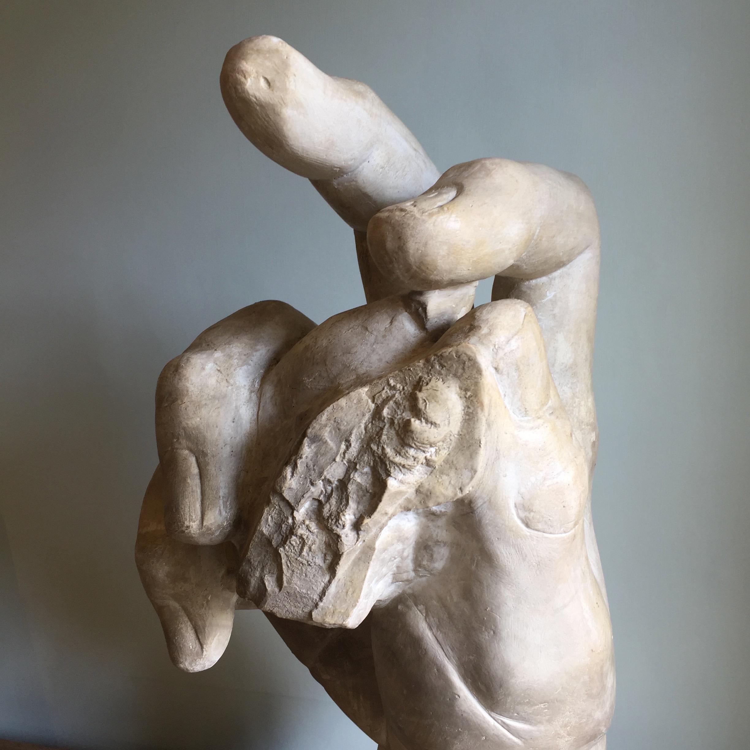 European 1:1 Scale Plaster Right Hand of Michelangelo's David