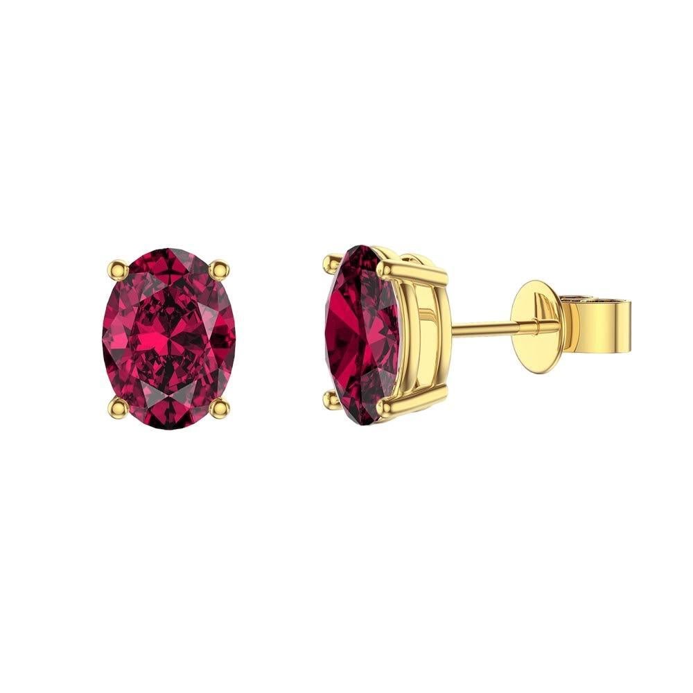 Elevate your elegance with our stunning Oval Gemstone Ruby Stud Earrings, available in a range of sizes from 1.1 to 1.20 carats. These earrings feature exquisite oval-cut rubies that radiate deep red allure and are the perfect gemstone accessory to