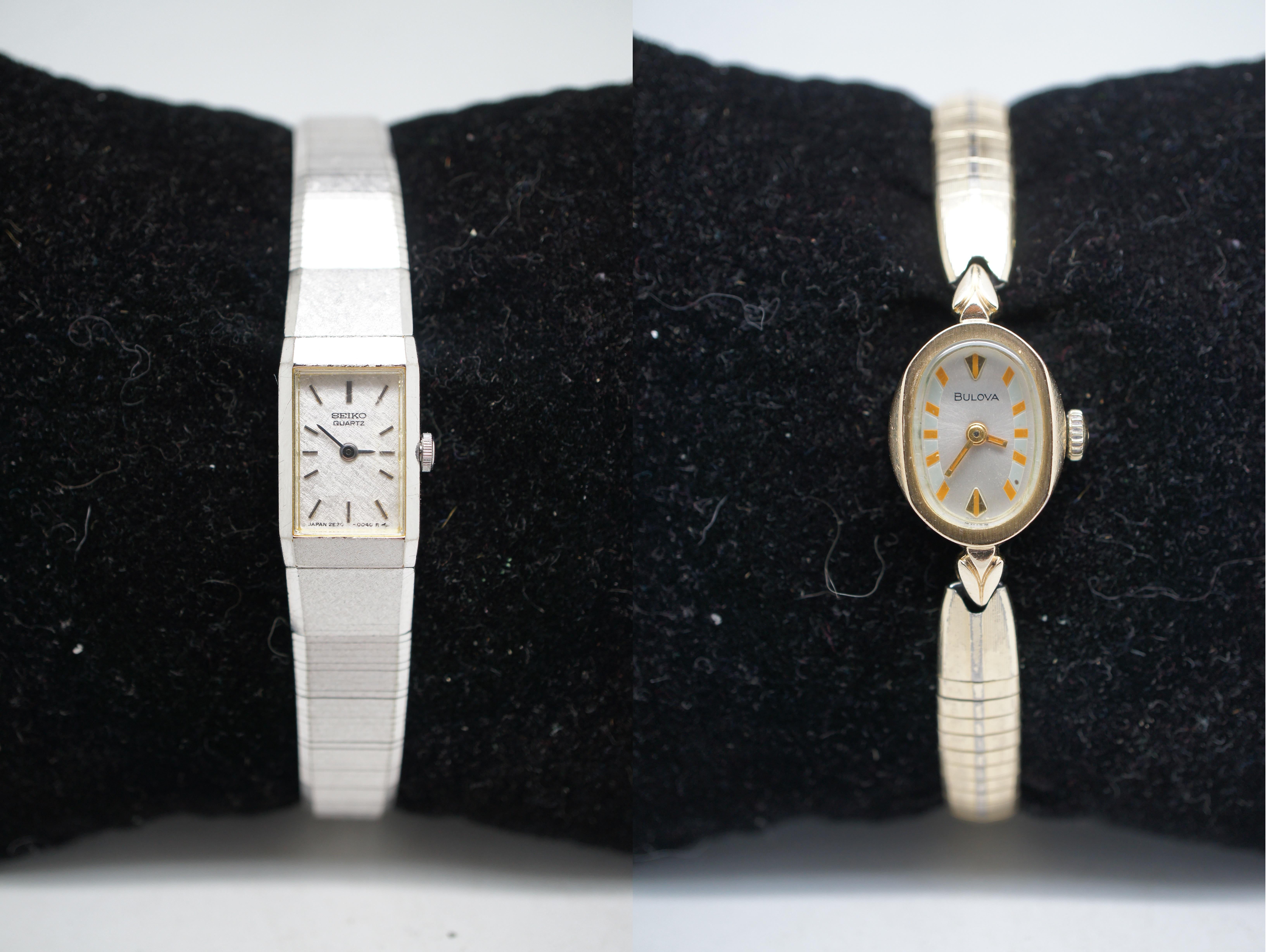 11 Vintage Ladies Wrist Watches Clip on LeCoultre Bulova Seiko ЧАЙКА  For Sale 5