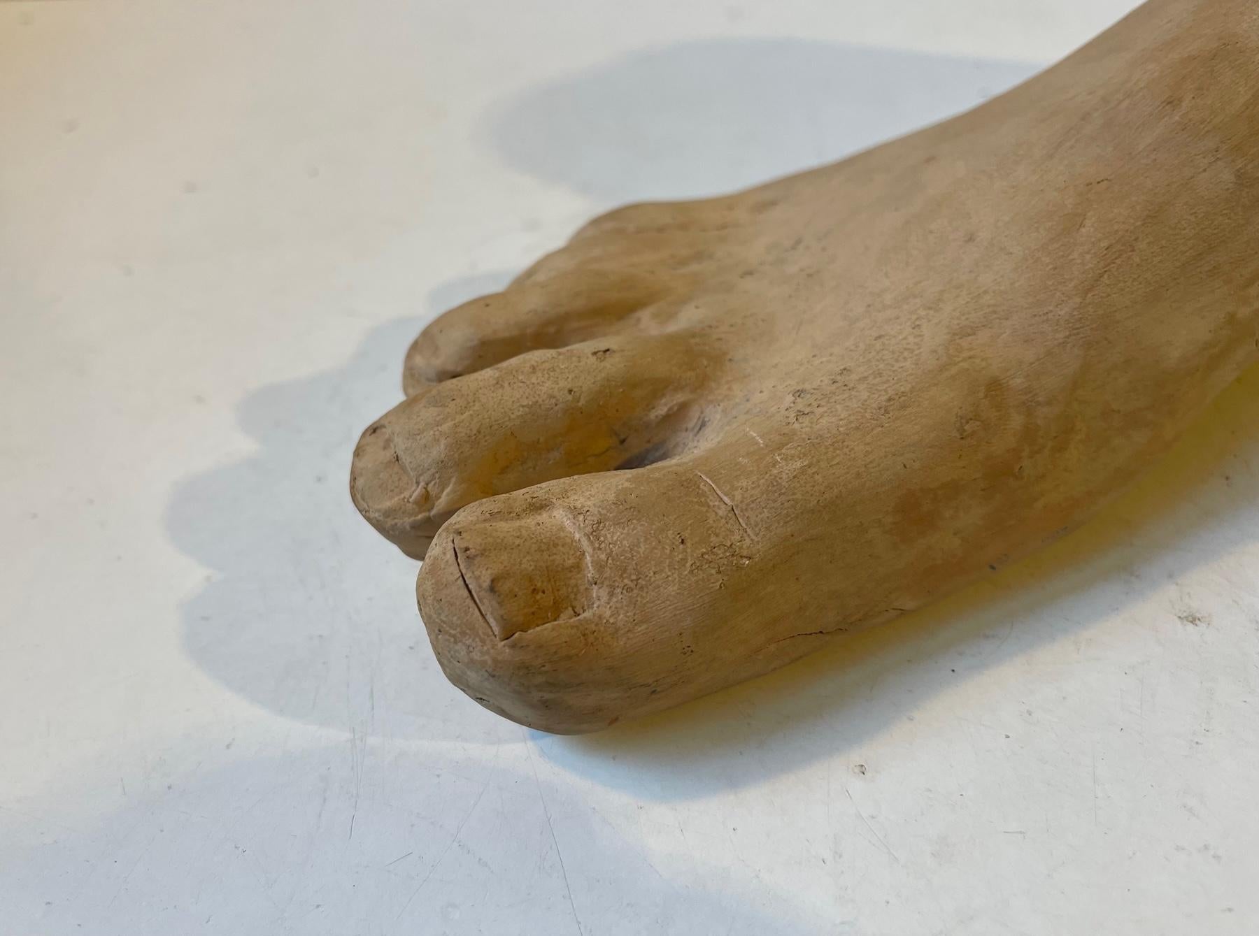 1:1 Vintage Pottery Foot Vase or Planter, 1970 In Good Condition In Esbjerg, DK