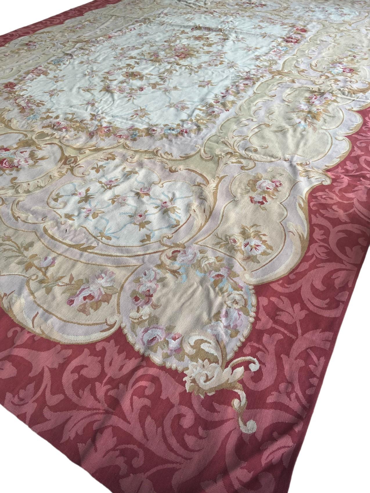Francese Tappeto Aubusson 11' x 16' - Made in France in vendita