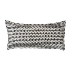 Charcoal Checker on Wheat Cotton Linen Pillow