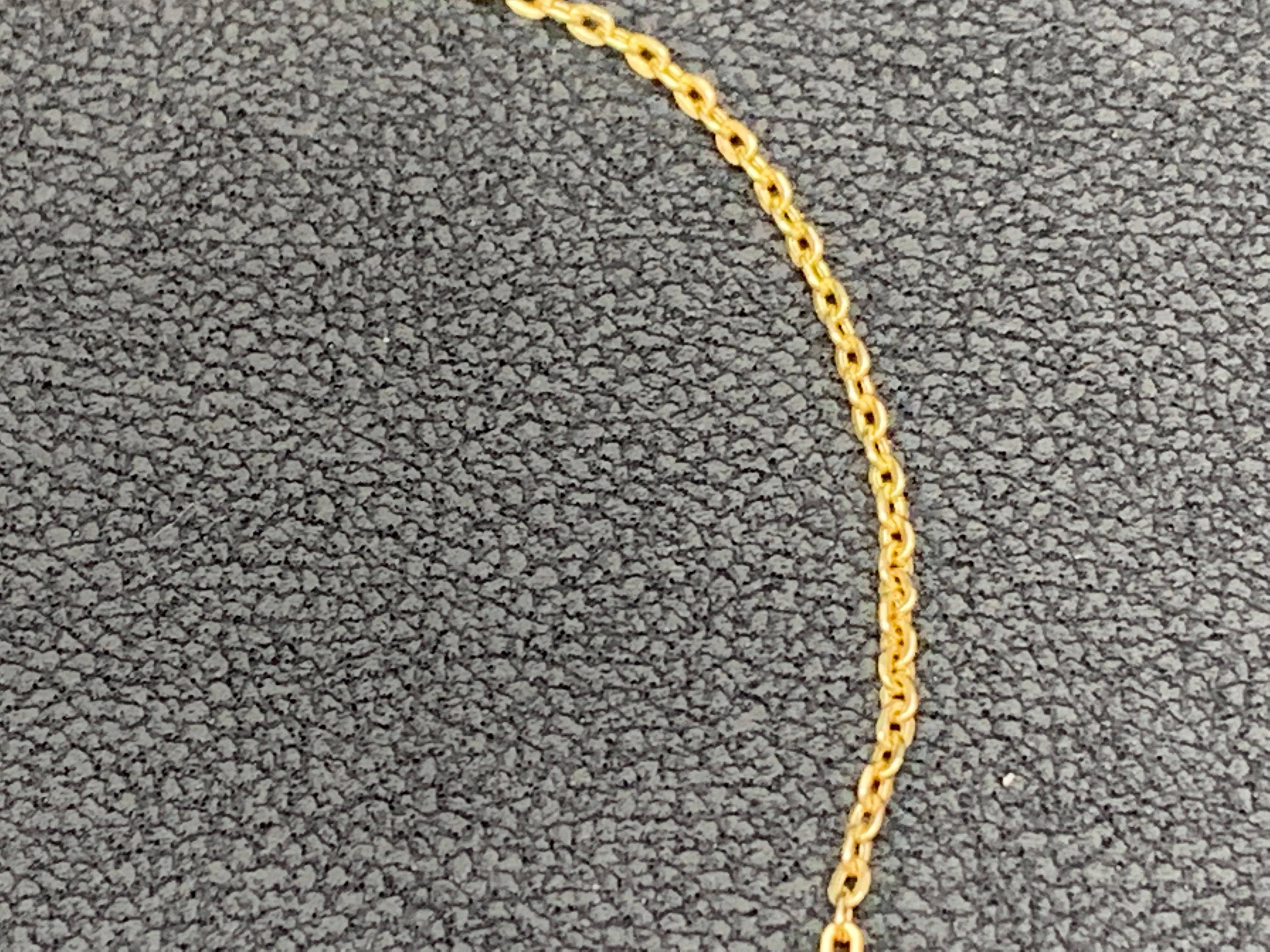 Diamant taille réglable en taille brillant de 1,10 carat  Bracelet en or jaune 14 carats Pour femmes en vente
