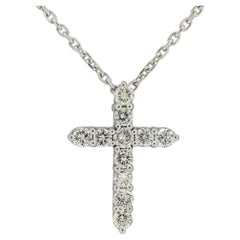 Colgante Cruz Diamante 1,10 Quilates