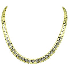 1.10 Carat Diamond Gold Chain Necklace