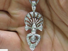 1.10 Carat Diamonds Modern Deco Diamond Necklace, Italy*